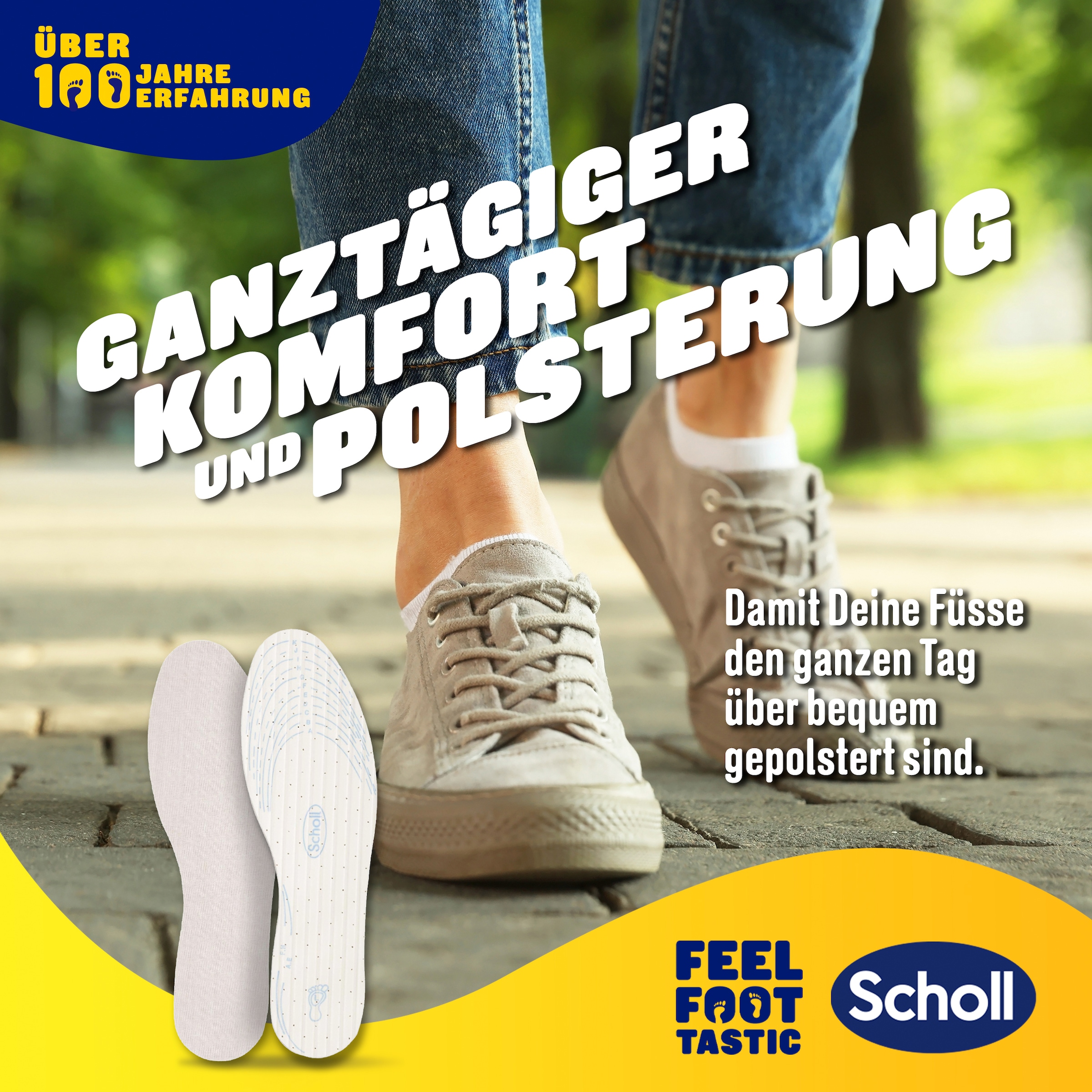 Scholl Einlegesohlen »atmungsaktive Einlegesohlen,«, (Packung, extra dünn, 1 Paar)