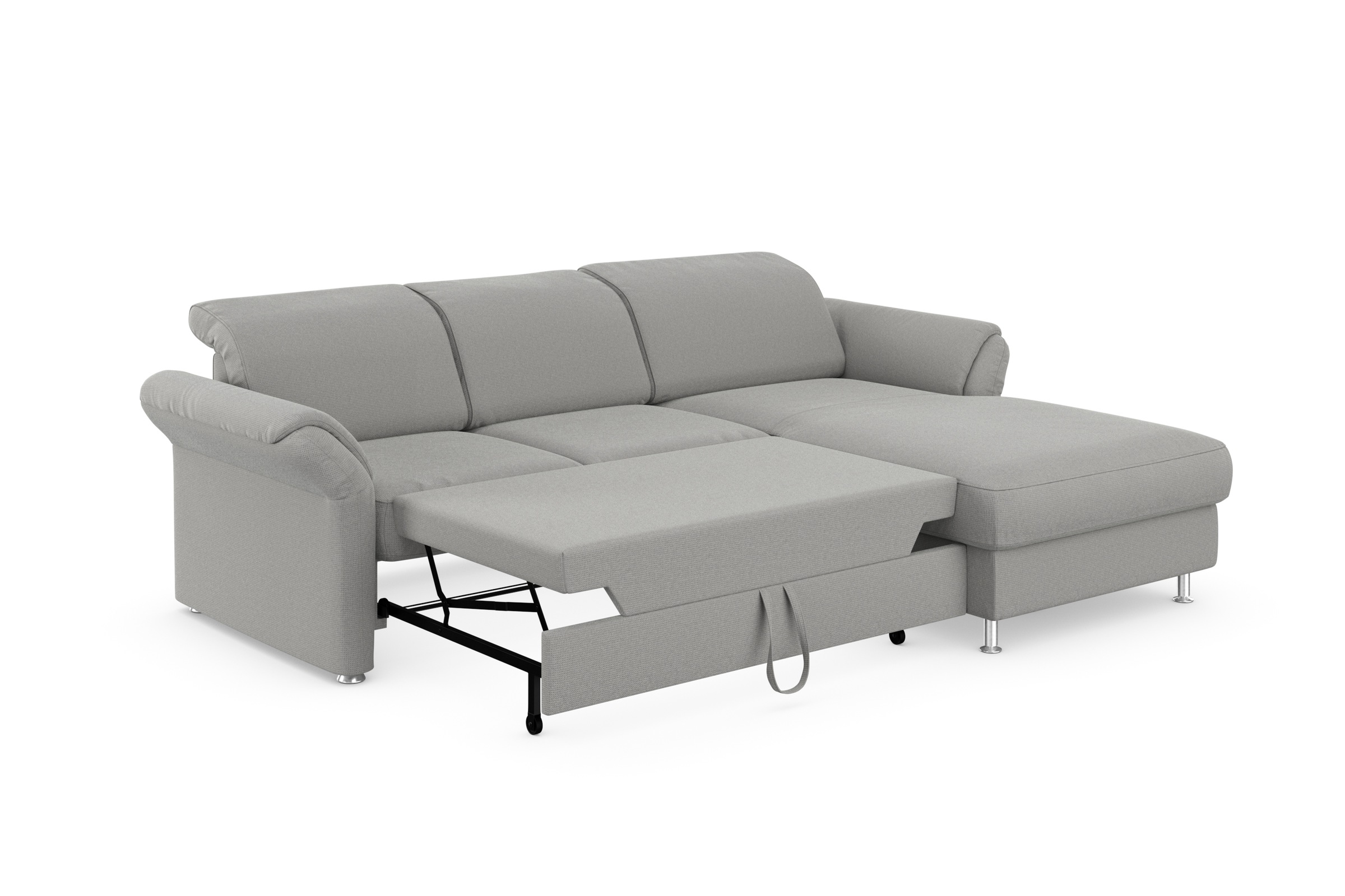 sit&more Ecksofa »Apulia L-Form«, wahlweise Bettfunktion, Bettkasten und Kopf- und Armteilverstellung