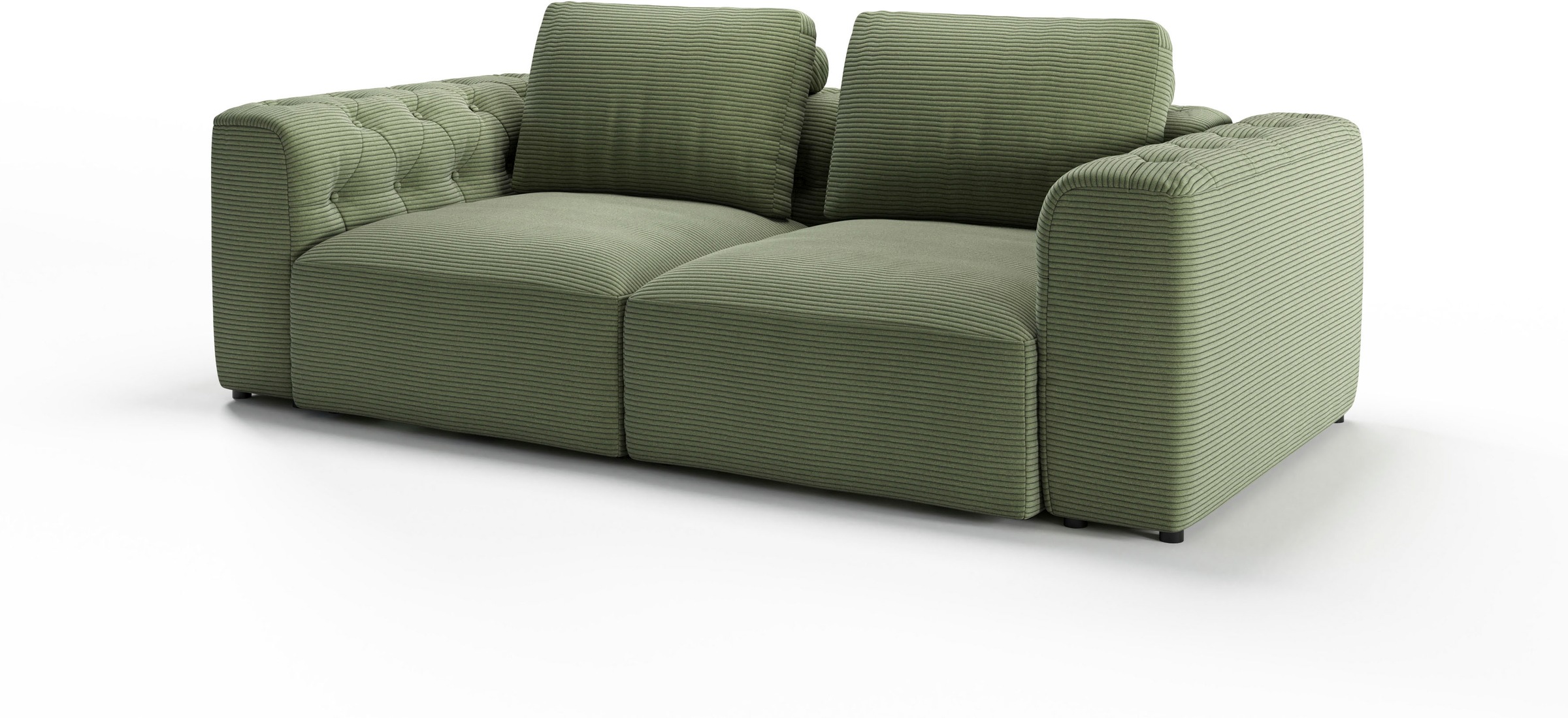RAUM.ID 2-Sitzer »Cushid«, Modulsofa, bestehend aus 2 Teilen, Breite 218 cm