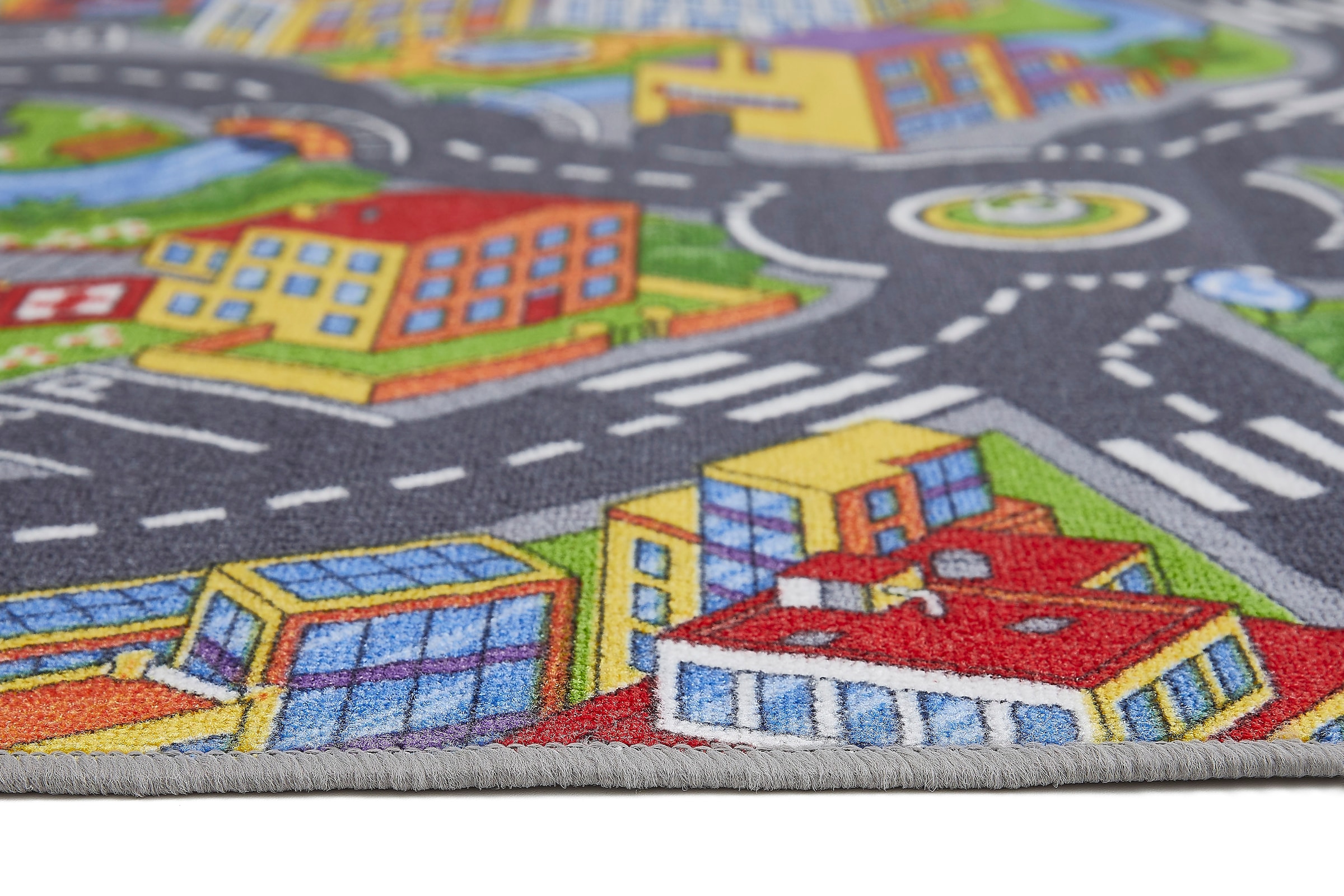 Andiamo Kinderteppich »Straße Lagerräumung«, rechteckig, 5 mm Höhe, Straßen-Spiel-Teppich, Sonderposten, für Mädchen & Jungen