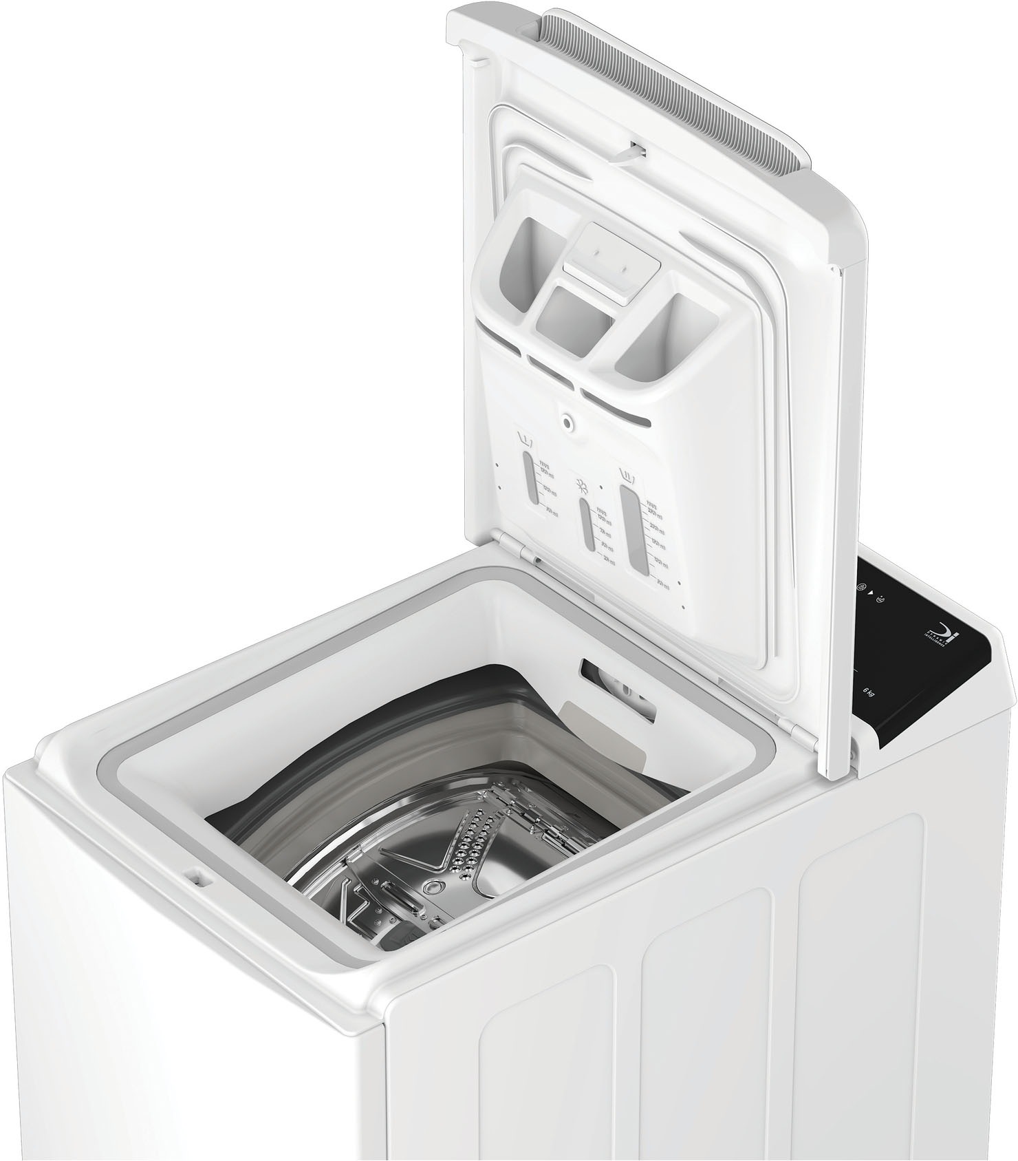 BAUKNECHT Waschmaschine Toplader »TBK SW 62A BW« 6 kg 1200 U/min HomeWhiz – smarte Vernetzung für mehr Komfort