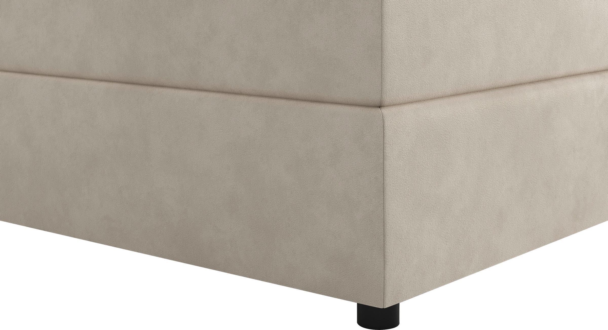 COTTA Boxspringbett »Castle«, mit Strasssteinen im Kopfteil, inkl. Topper