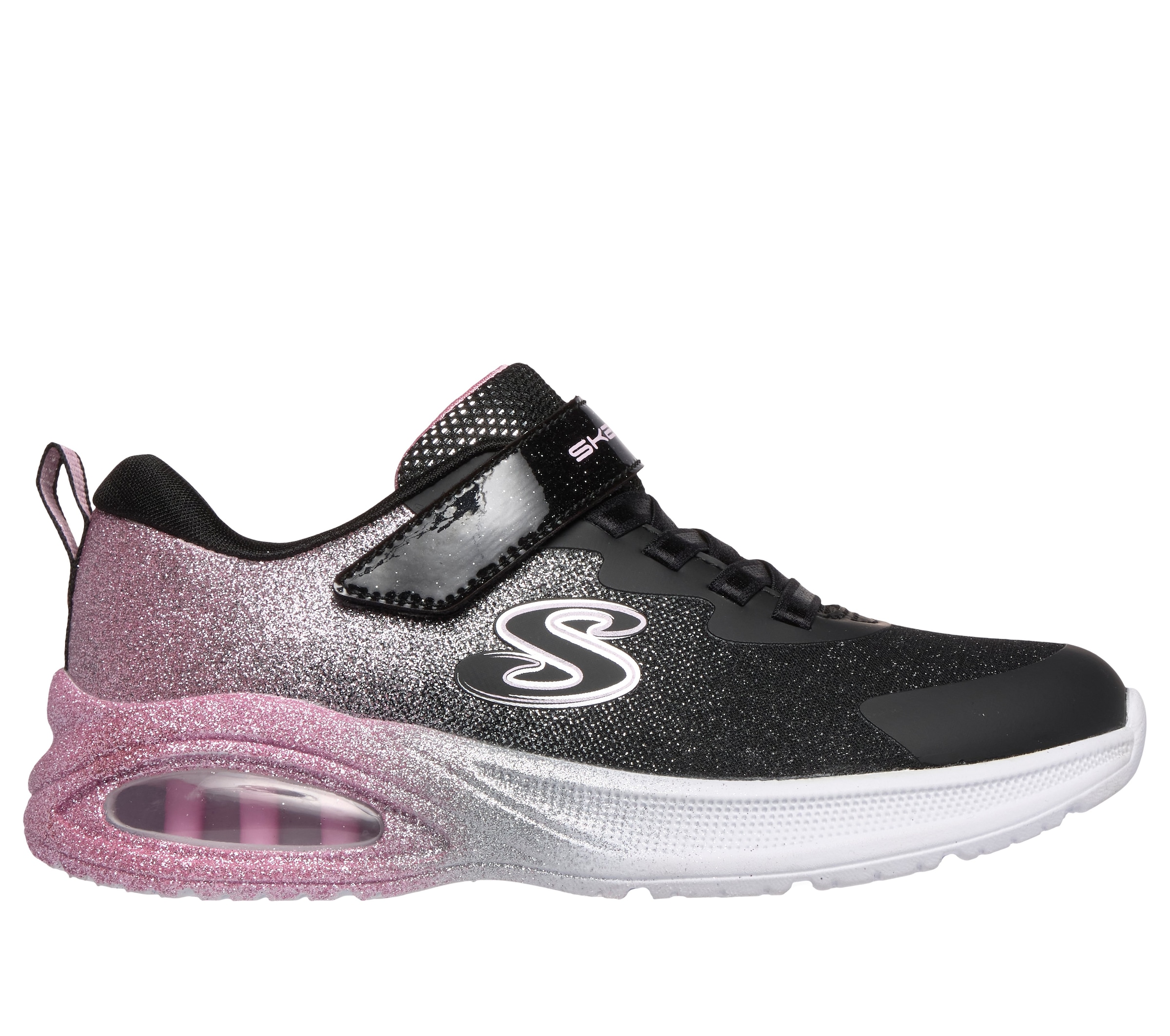 Skechers Sneaker »MICROSPEC MAX ADVANCE«  Klettschuh mit Glitter, Grössenschablone zum Download