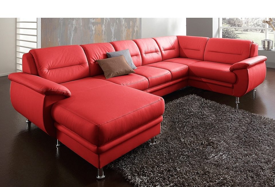 sit&more Wohnlandschaft »Mailand U-Form, B: 312 cm« optional Bettfunktion günstig online kaufen