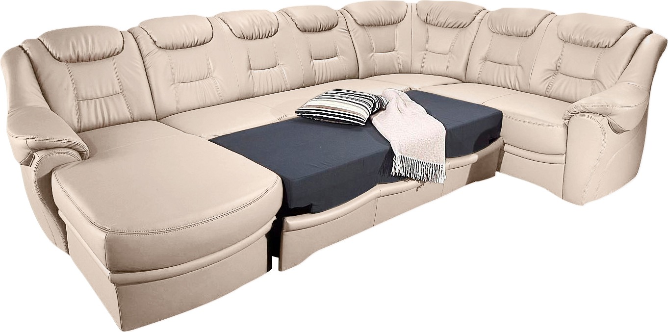 sit&more Wohnlandschaft »Bellevue U-Form«, wahlweise mit Bettfunktion günstig online kaufen