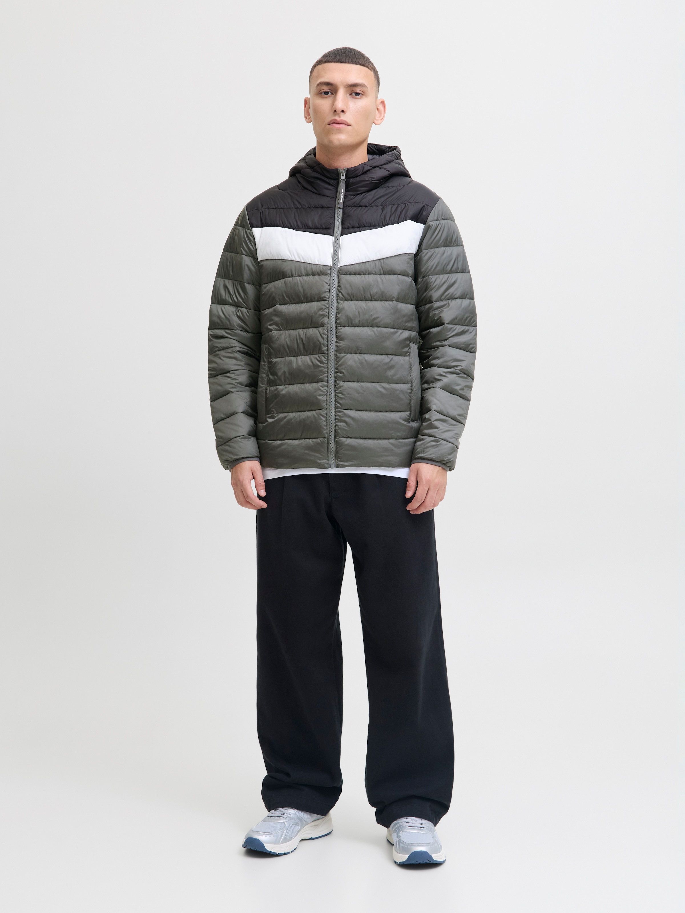 Jack & Jones Steppjacke »JJWEST LIGHT PUFFER HOOD« mit Kapuze