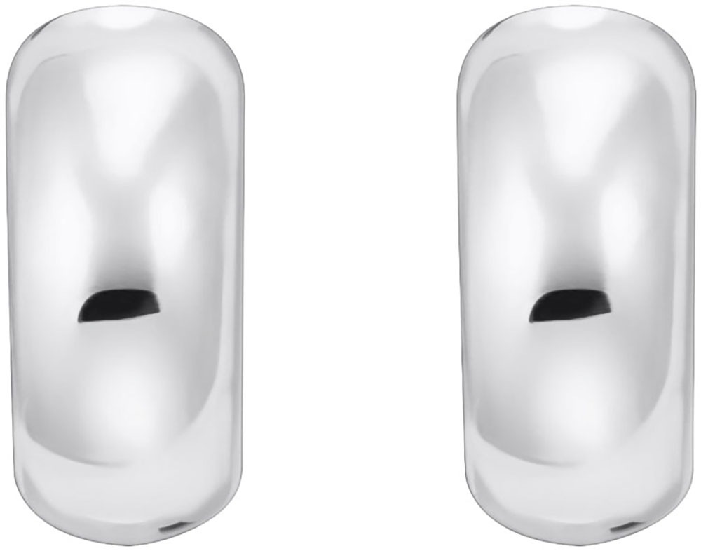 THOMAS SABO Paar Creolen »Schmuck Silber 925 Ohrringe Mini-Chunky-Form, CR741-001, CR741-413«