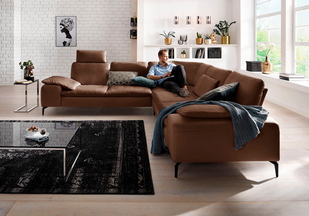 W.SCHILLIG Ecksofa »valentinoo, Designsofa, elegant und bequem, L-Form«, (S günstig online kaufen
