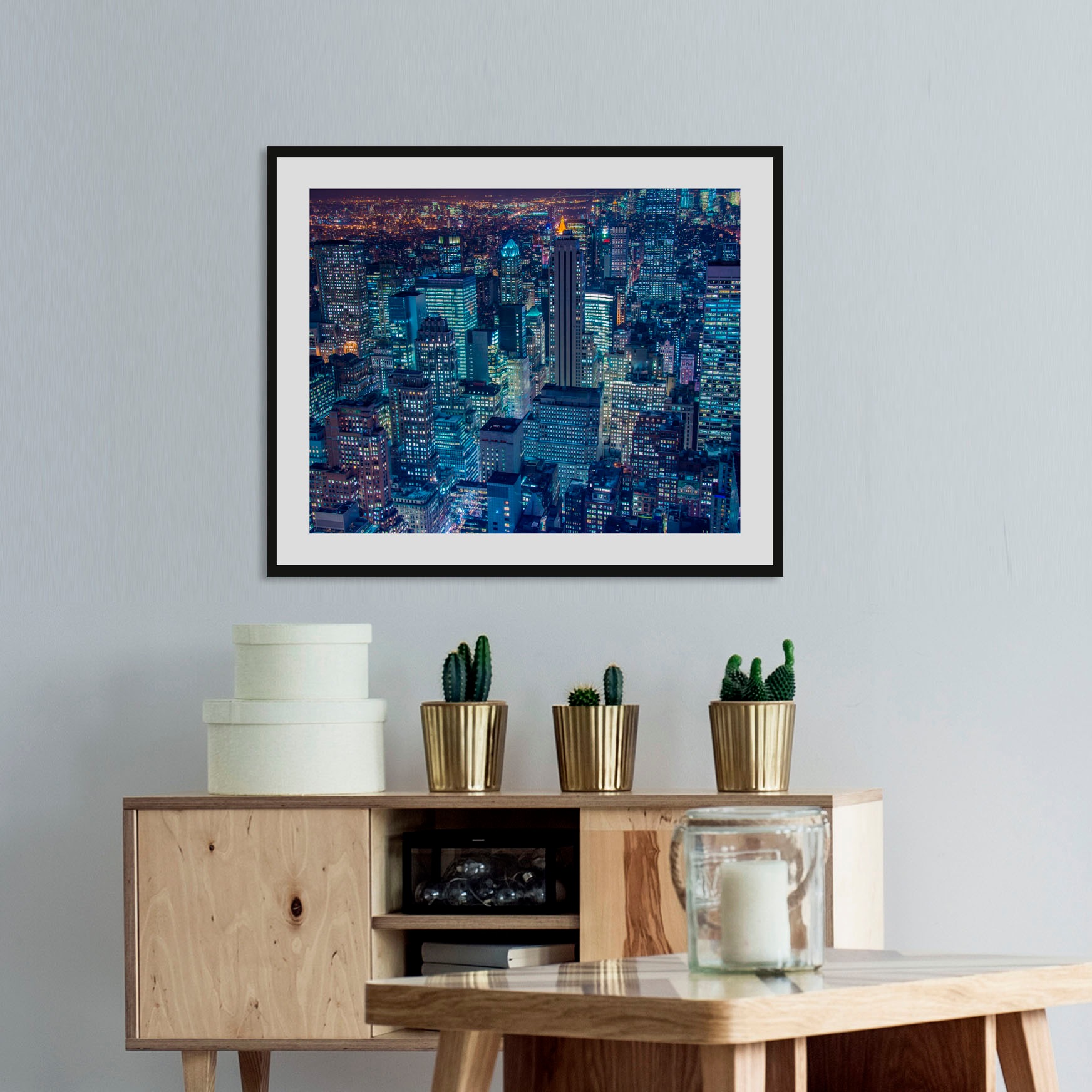 queence Bild »NYC«, Städte-Stadt-Amerika-Bilder von Amerika-Gebäude-Kunst, günstig online kaufen