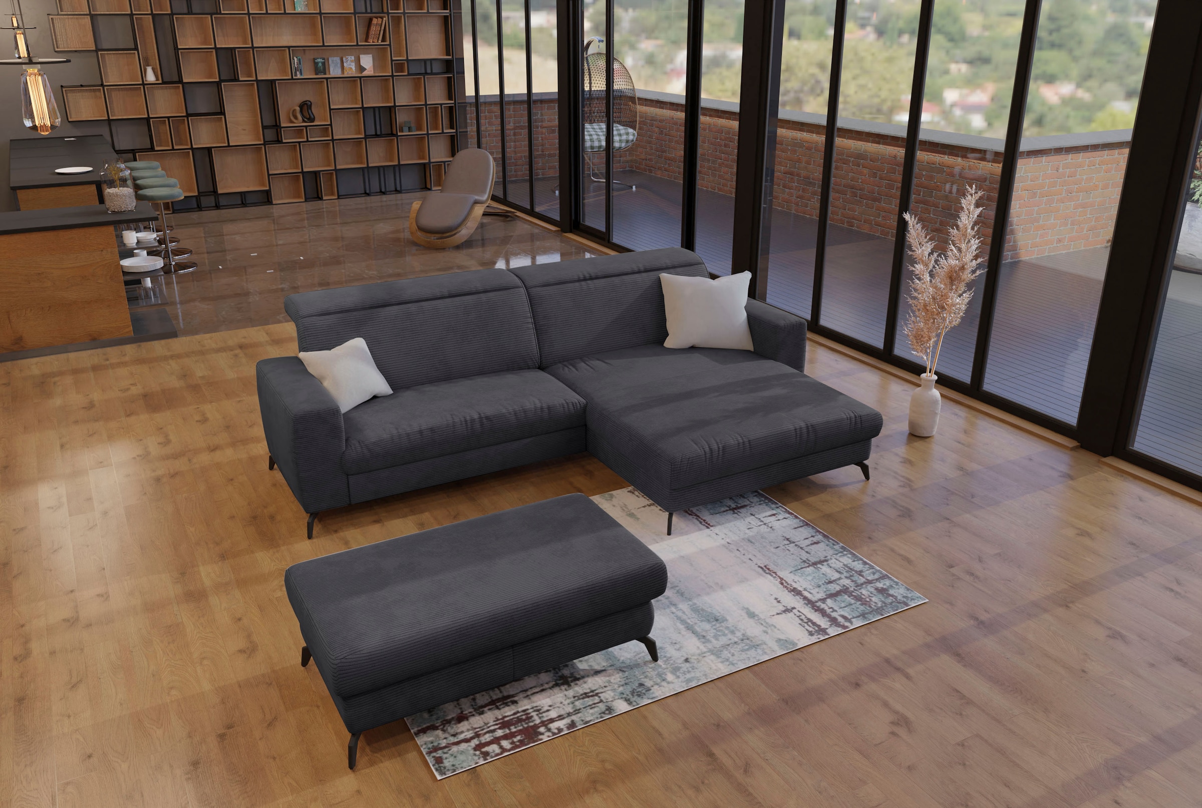 sit&more Ecksofa »Bolero L-Form« günstig online kaufen