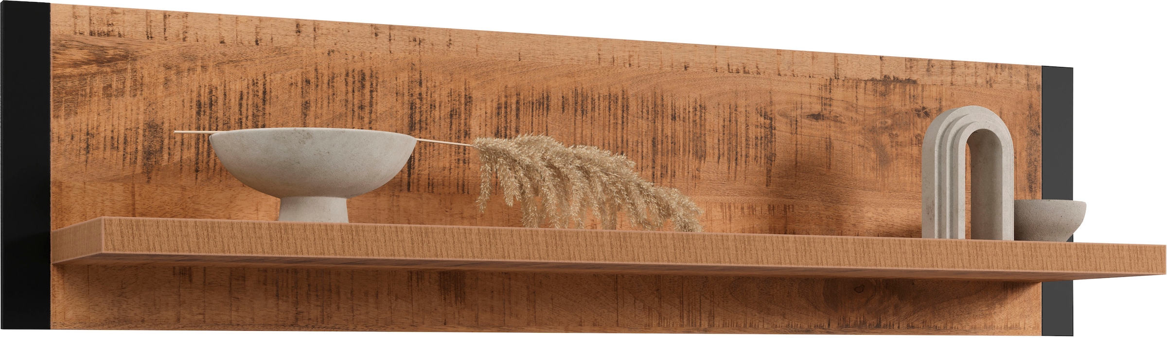 Home affaire Wandregal »Elda« 1 Stk. tlg. Wandboard für Dein Wohnzimmer oder Flur – (B/T/H) 110/23/28 cm