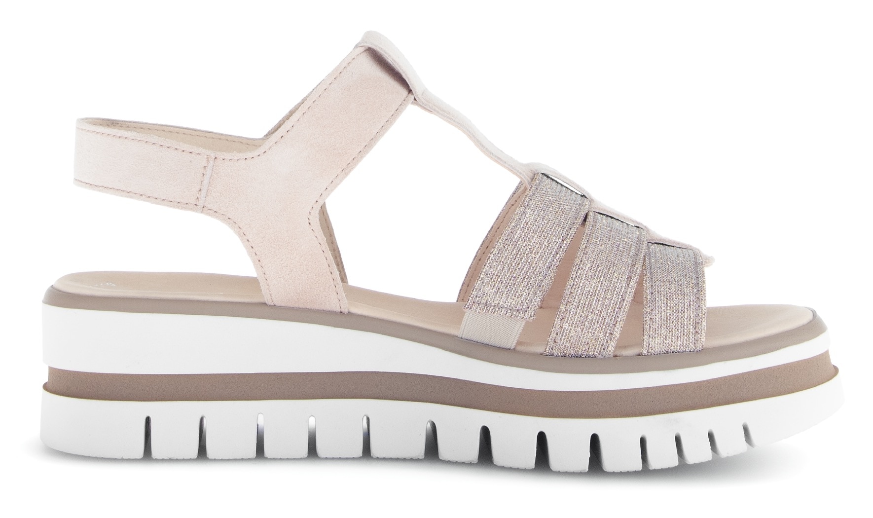 Gabor Sandalette, Plateau, Sommerschuh, Riemchensandale mit Best Fitting-Ausstattung