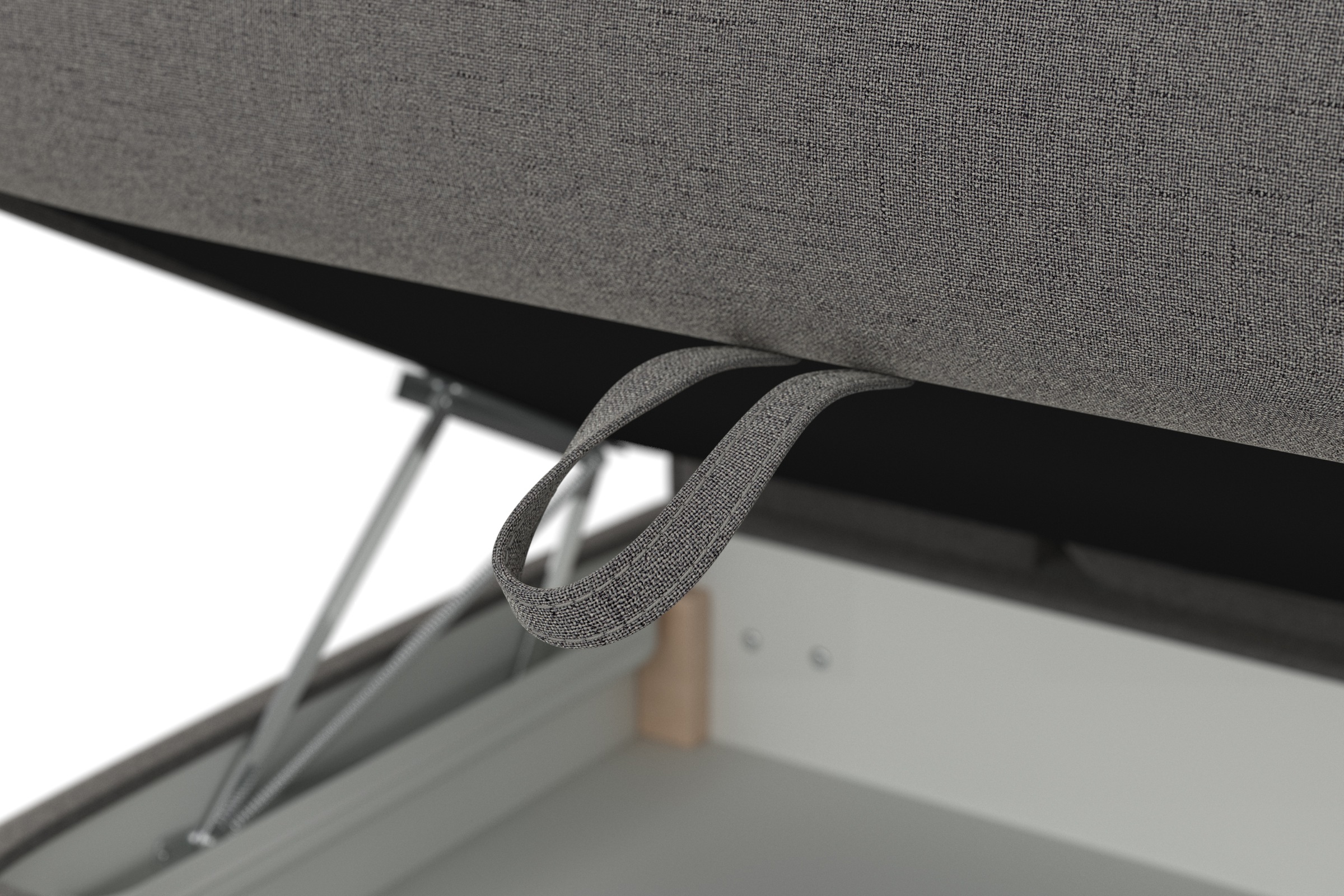 sit&more Ecksofa »Grenoble L-Form mit Federkern«, wahlweise mit Bettfunktion, Bettkasten, Arm- und Kopfteilverstellung