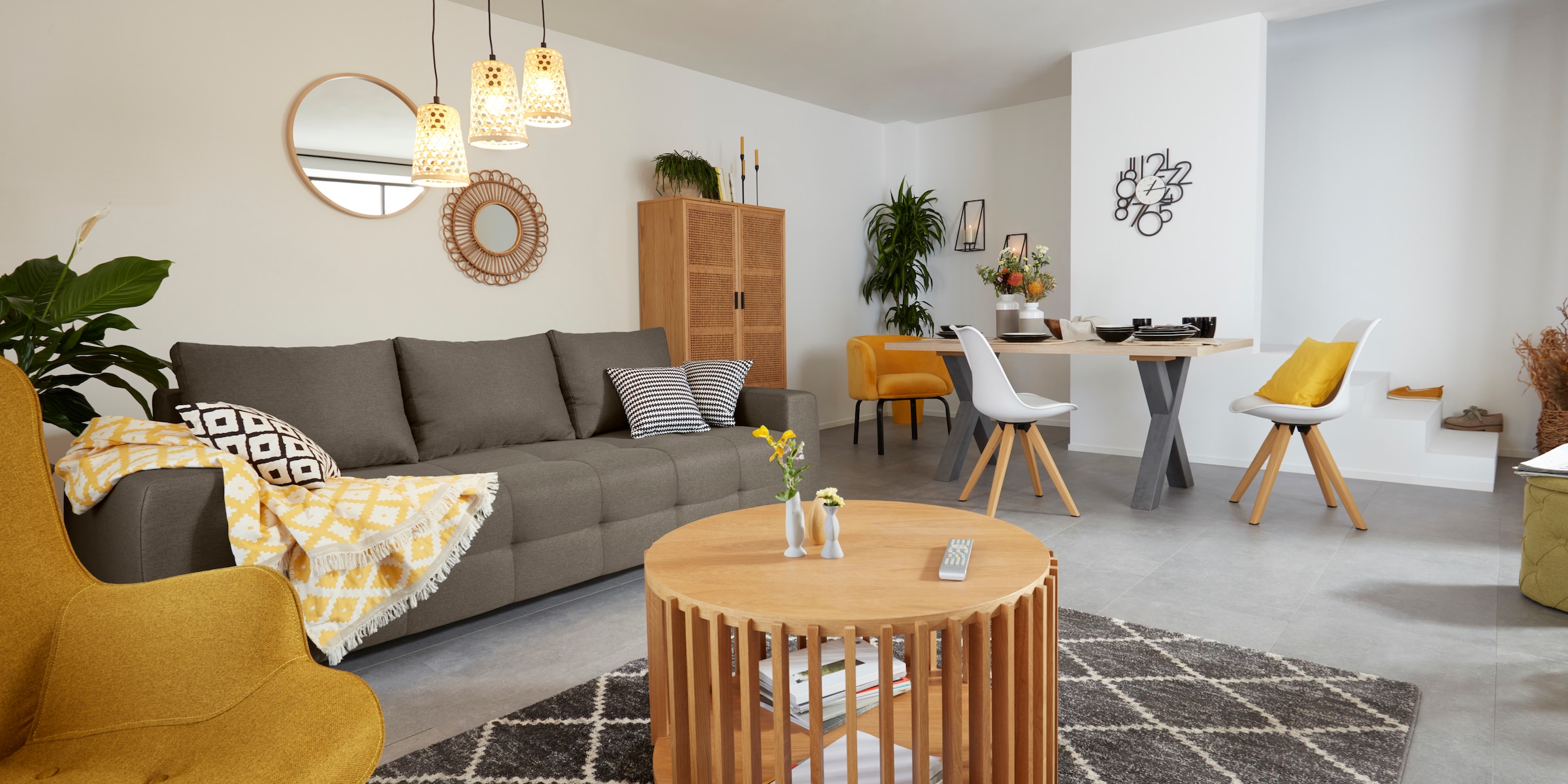 COLLECTION AB Schlafsofa »Bella«, mit Bettfunktion und Bettkasten, inkl. loser Rücken- und Zierkissen