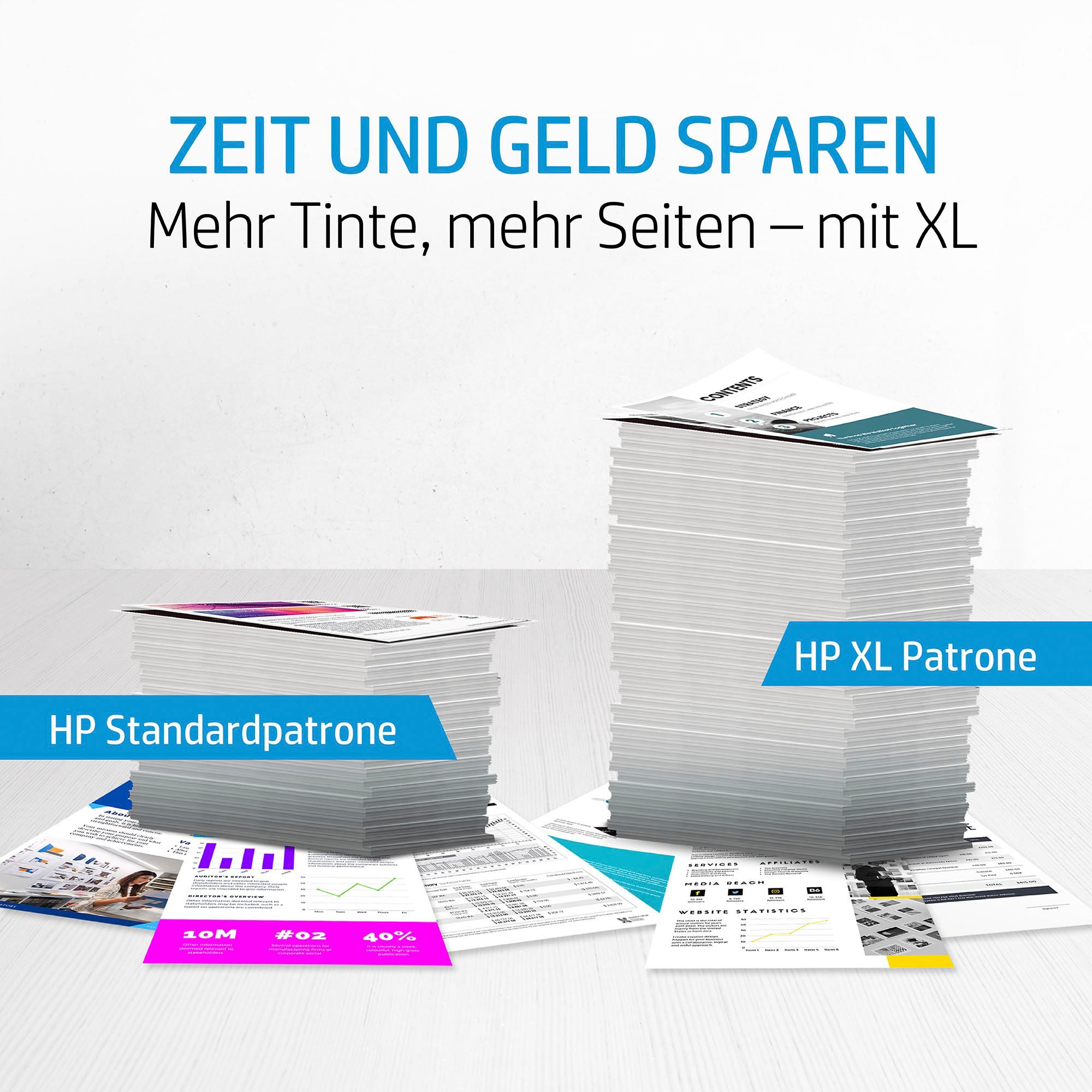 HP Tintenpatrone »HP original Druckerpatrone 912XL Cyan« 3 Probemonate gratis* drucken