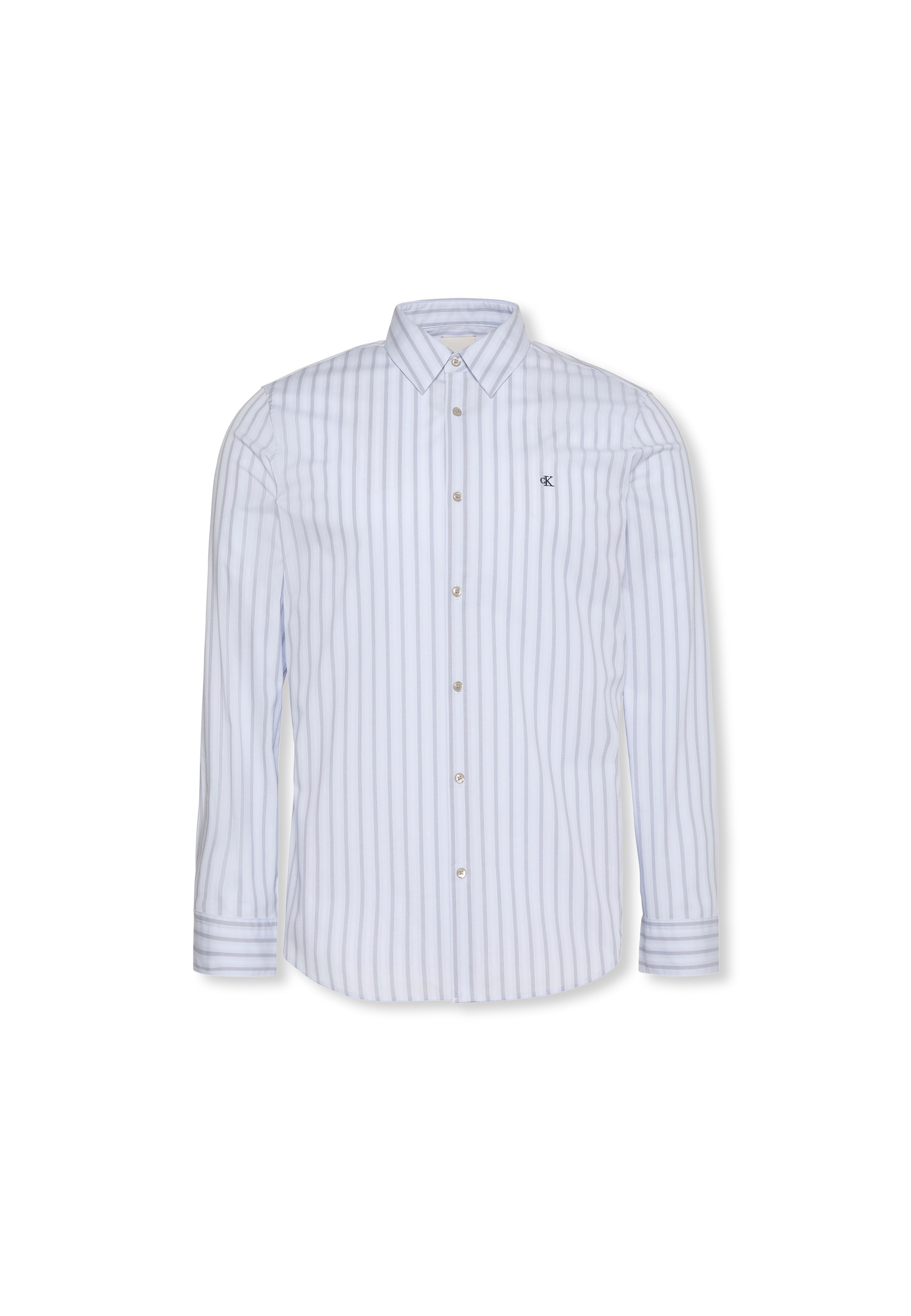 Calvin Klein Businesshemd »LS MULTI STRIPE STRETCH SLIM SHI«, Mit Rundhalsausschnitt, slim fit