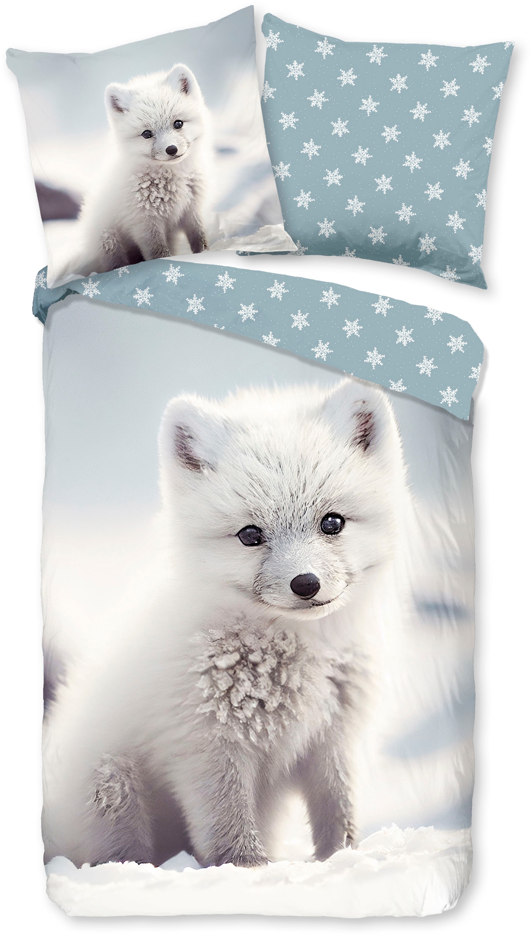 good morning Kinderbettwäsche »Toss«, Flanell, Biber, 135x200, Winter, Warm günstig online kaufen