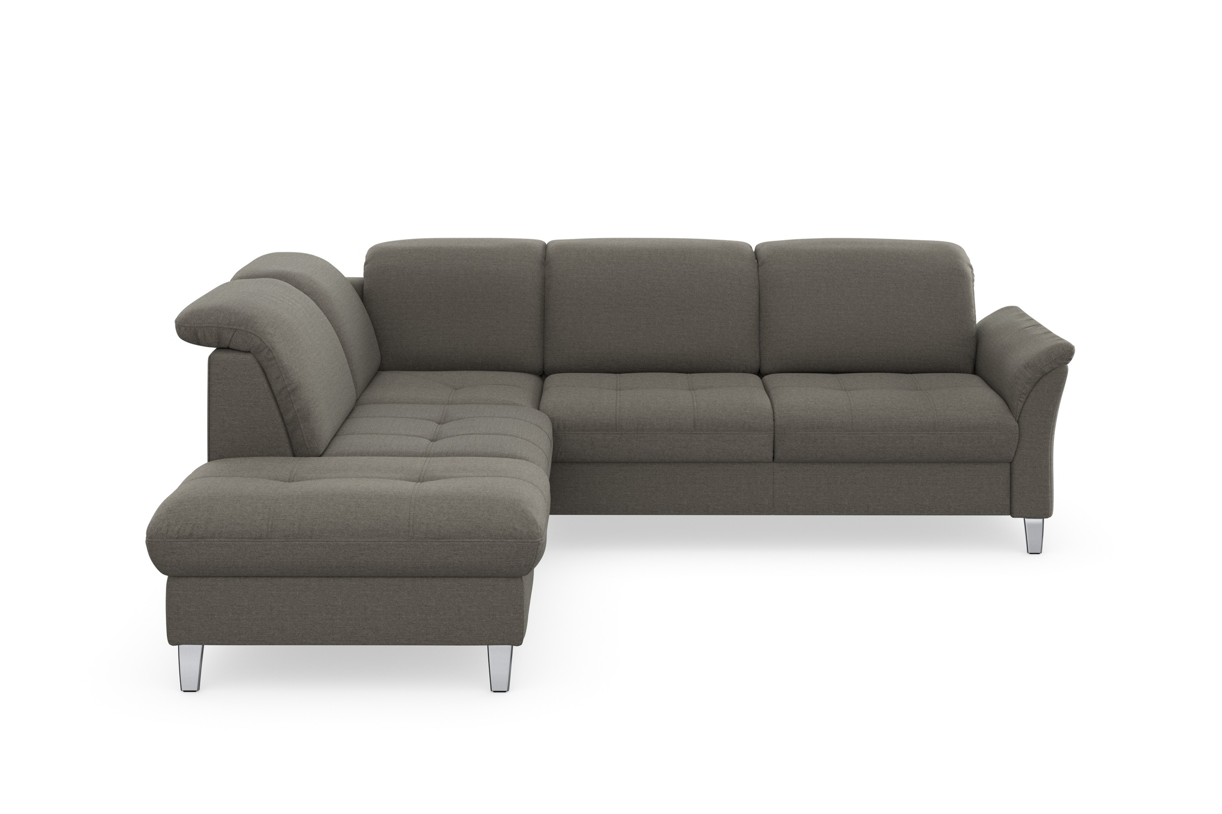 sit&more Ecksofa »Maggiore L-Form« wahlweise mit Kopfteilverstellung, Bettfunktion und Stauraum