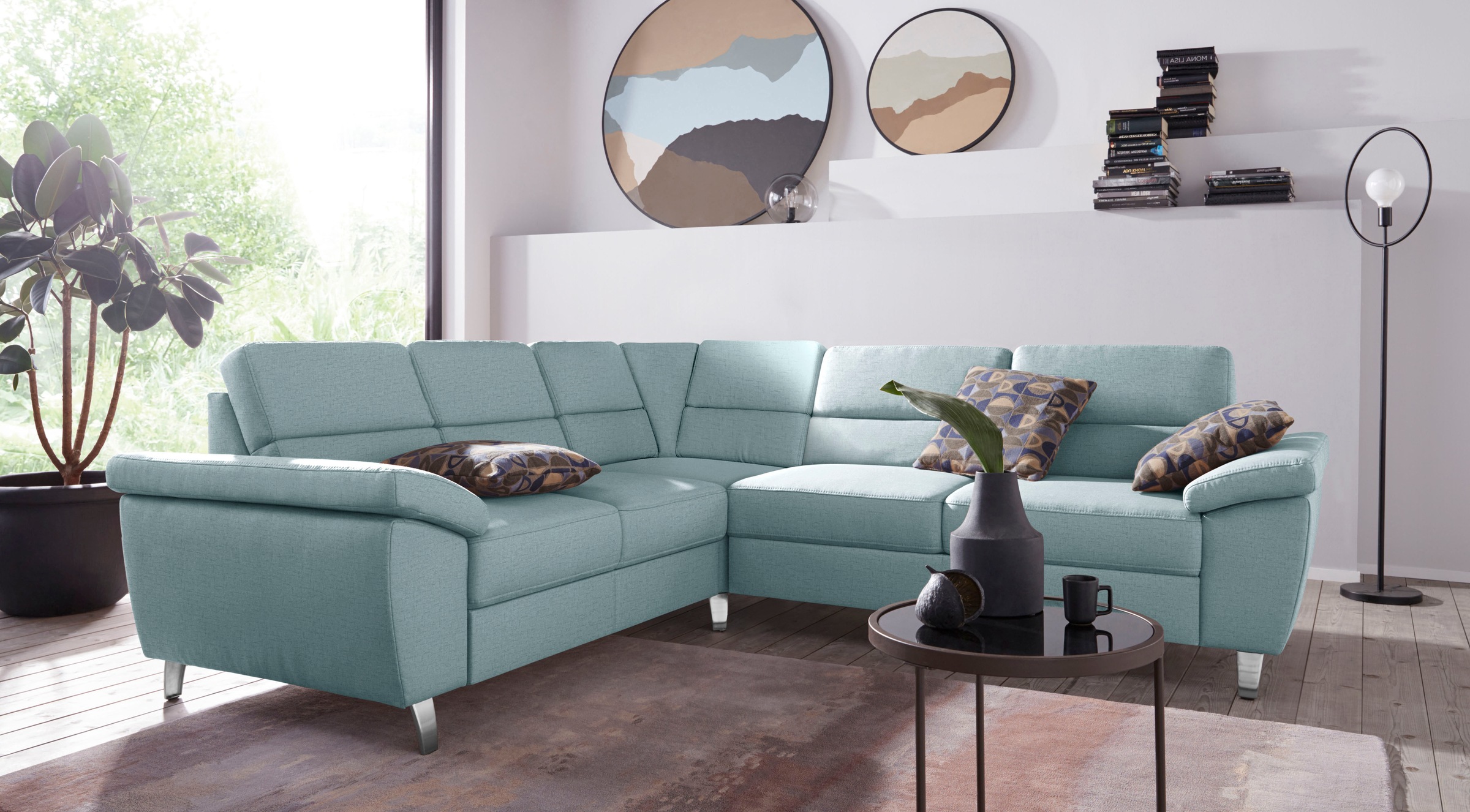 sit&more Ecksofa »Sorano L-Form«, wahlweise mit Bett- und Relaxfunktion, inkl. Bettkasten