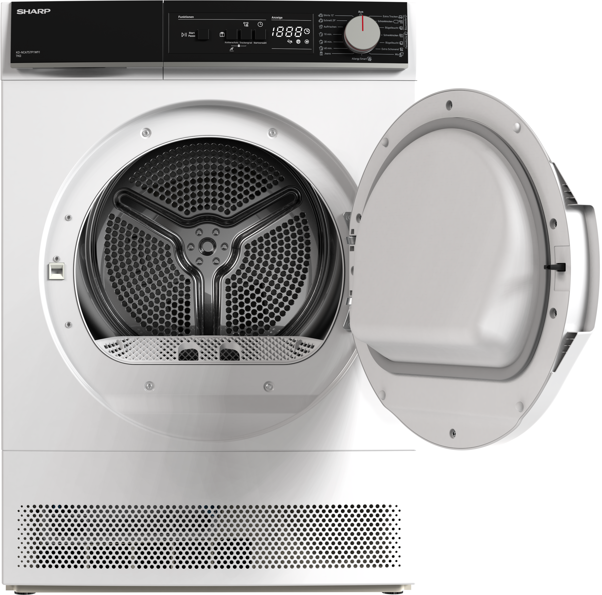Sharp Kondenstrockner »KD-NCA7S7P1W91-DE«, 7 kg