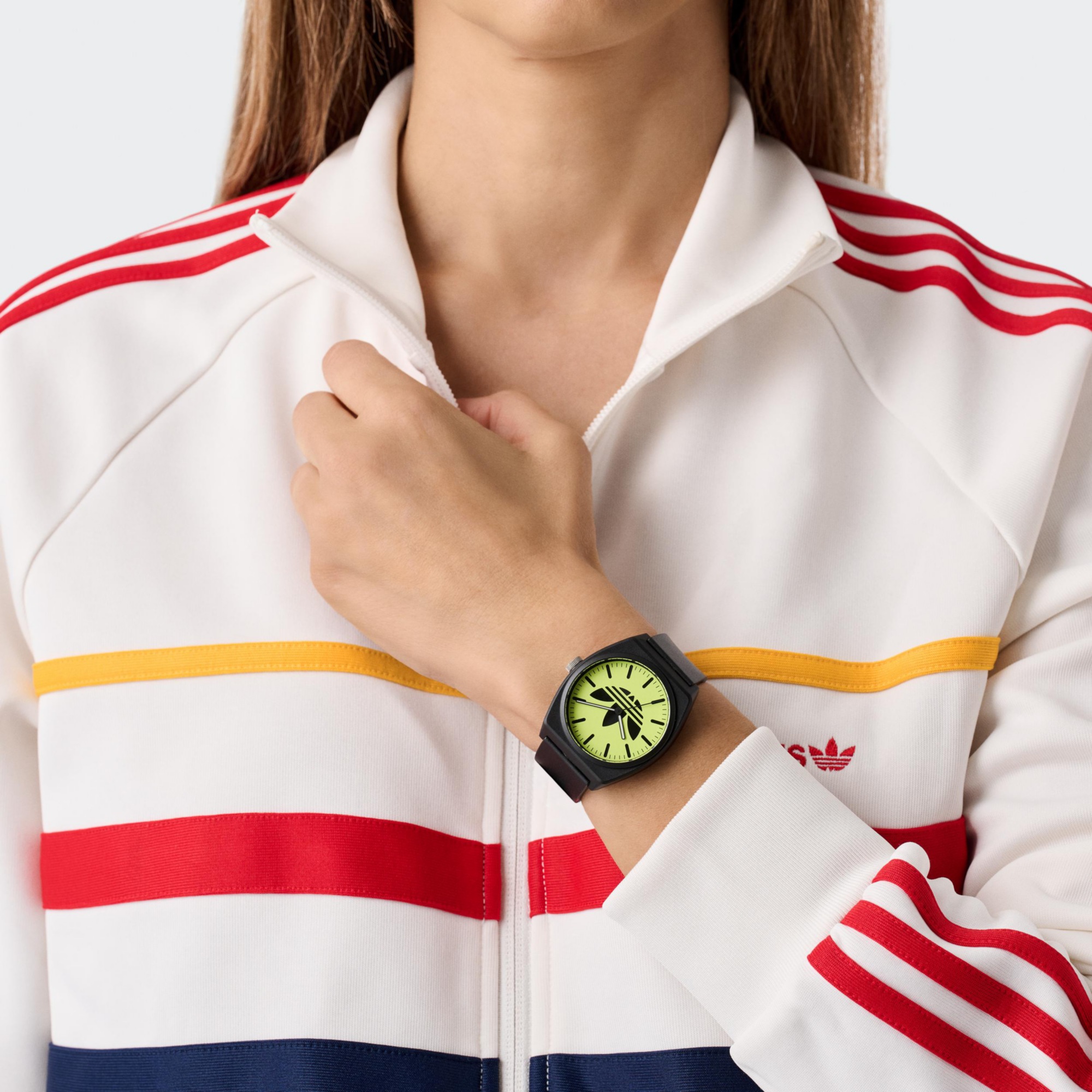 adidas Originals Quarzuhr »PROJECT TWO« Armbanduhr, Herrenuhr, Damenuhr, Resinarmband, Acrylglas
