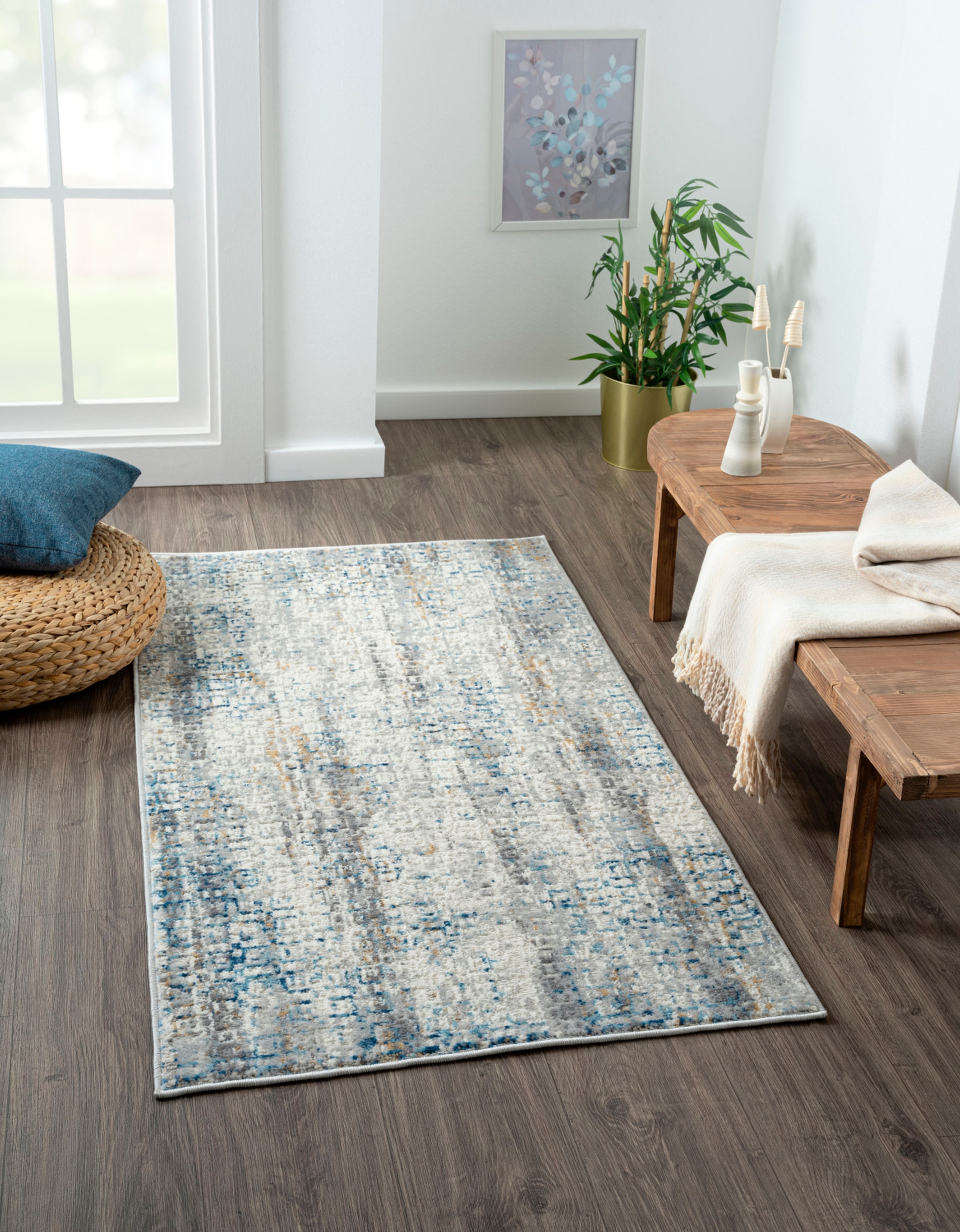 Myflair Möbel & Accessoires Teppich »My Look 2« rechteckig 8 mm Höhe Kurzflor, Ethno-Design, besonders weich durch Microfaser