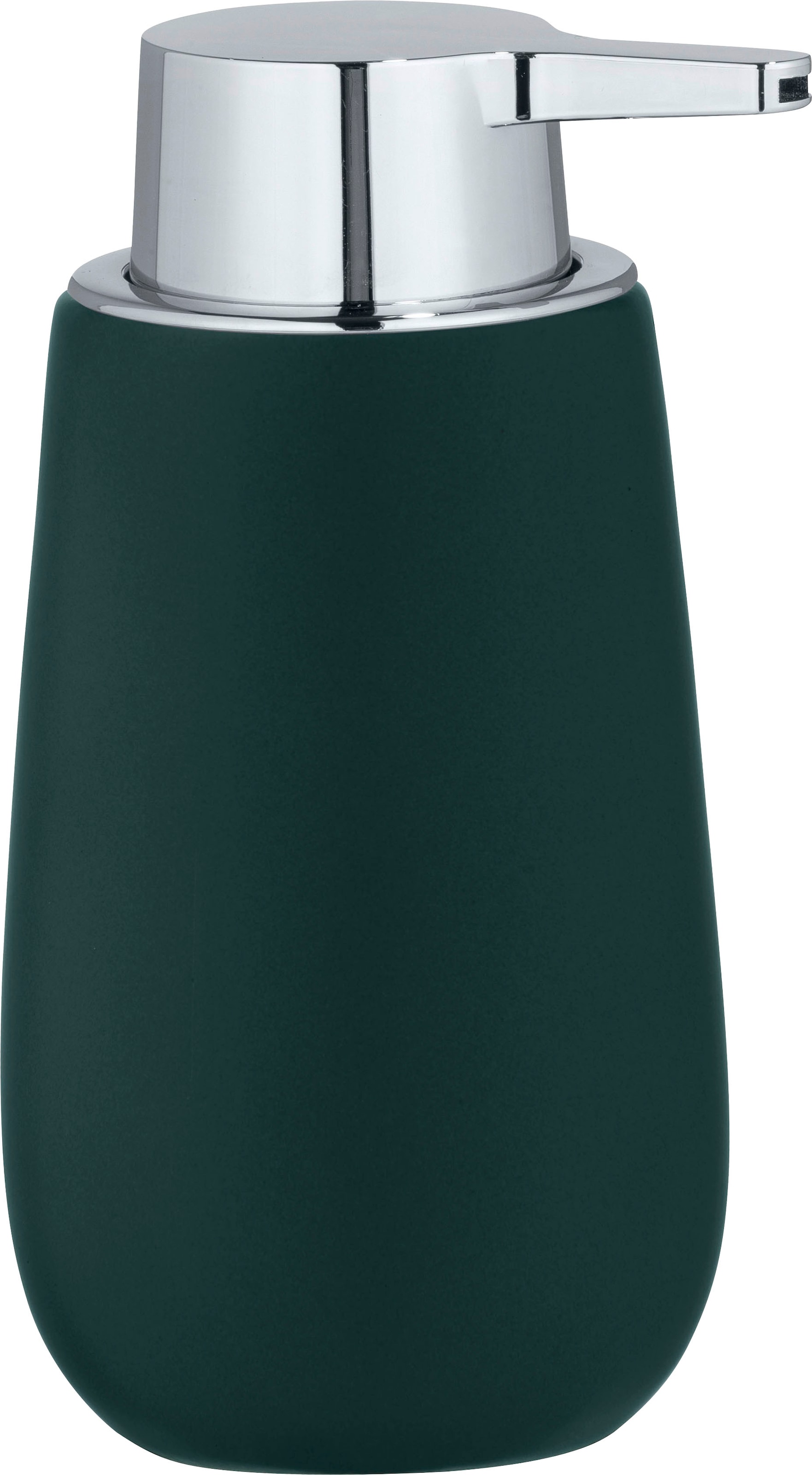 WENKO Seifenspender »Badi«, (1 tlg.), Dunkelgrün, Keramik, 320 ml