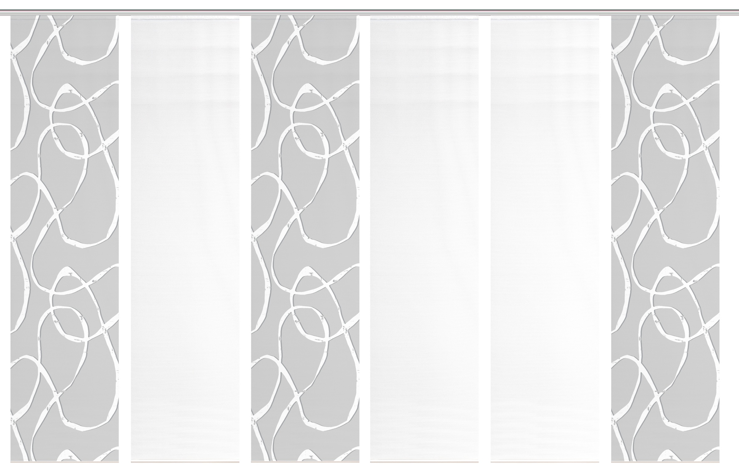 Vision S Schiebegardine »OPHELIA« Paneelwagen 6 Stk. tlg. Schiebevorhang,Bambusoptik,Digitaldruck,SET