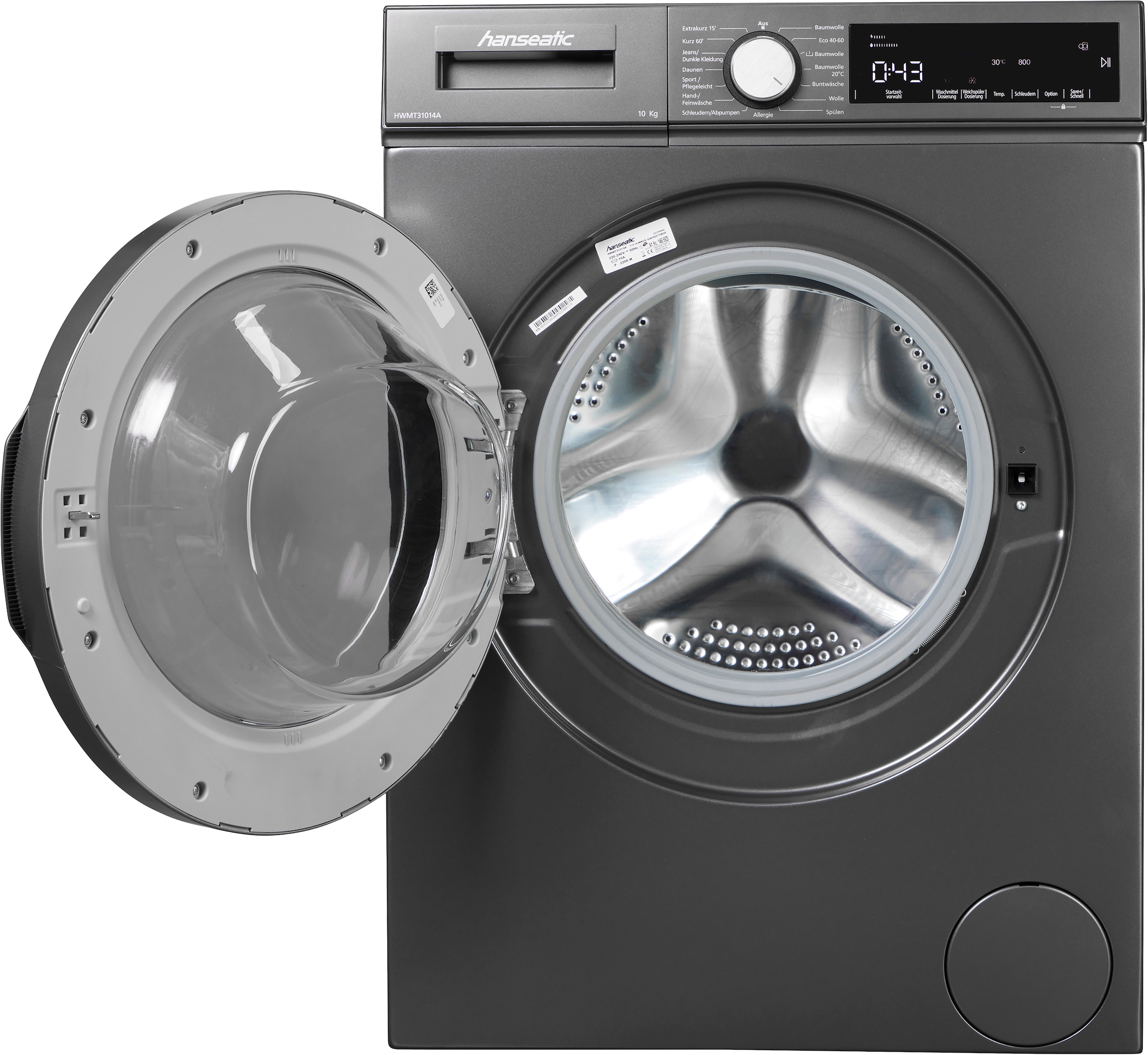 Hanseatic Waschmaschine »HWMT31014A« 10 kg 1400 U/min