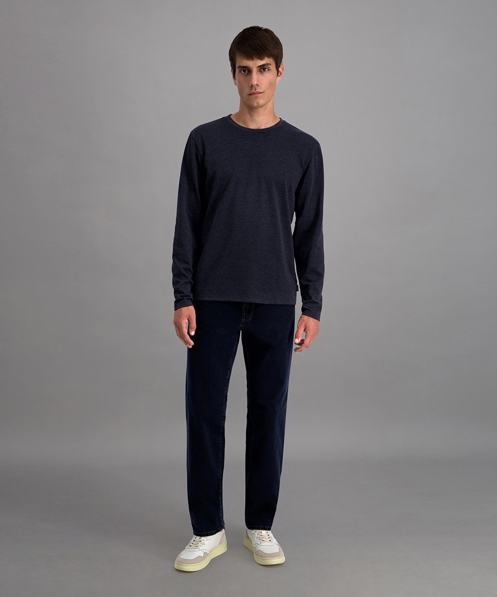 Pioneer Authentic Jeans Langarmshirt in normale Passform