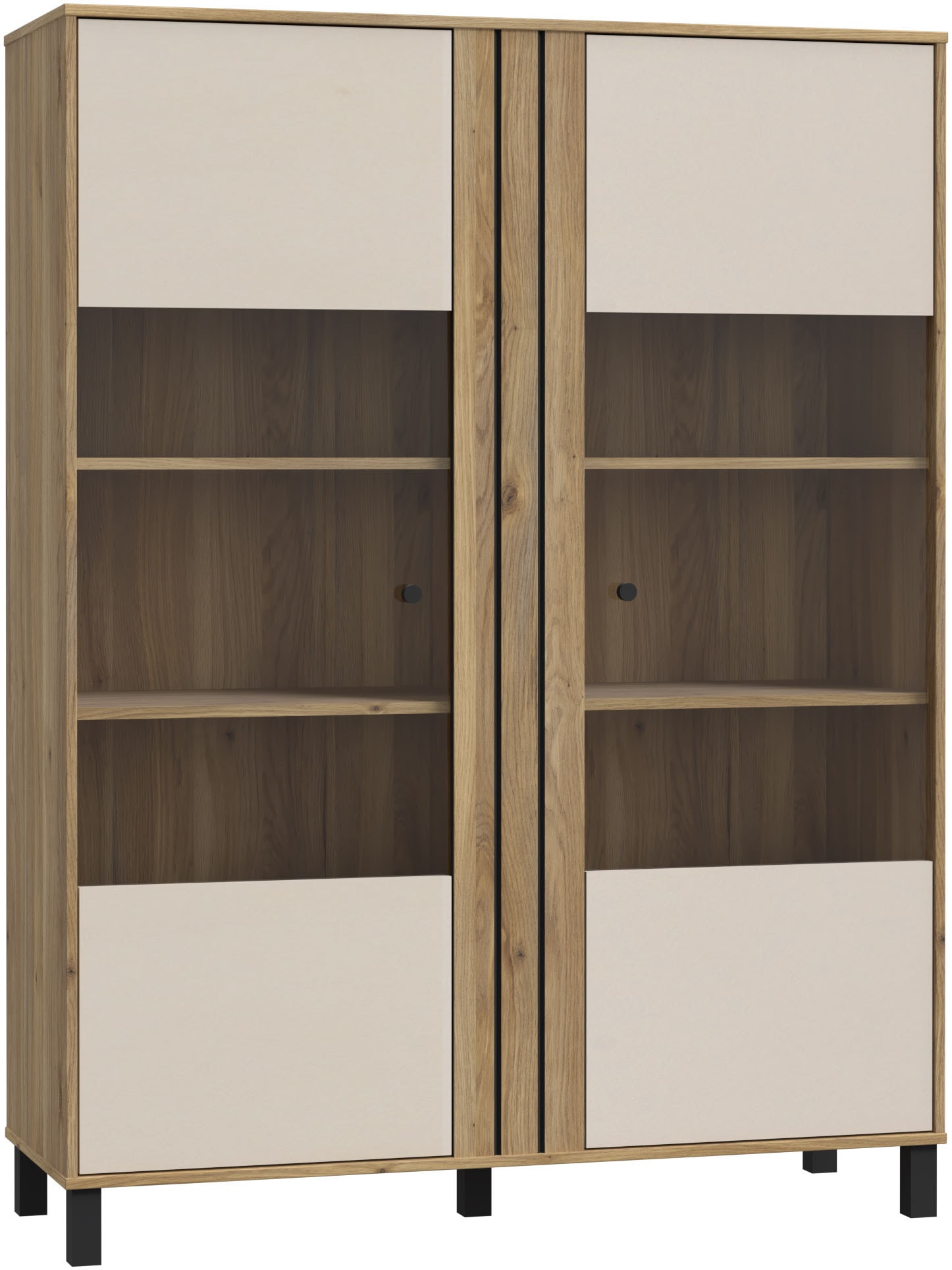 FORTE Highboard »Killarney«, Highboardvitrine, Stauraum, Soft Close