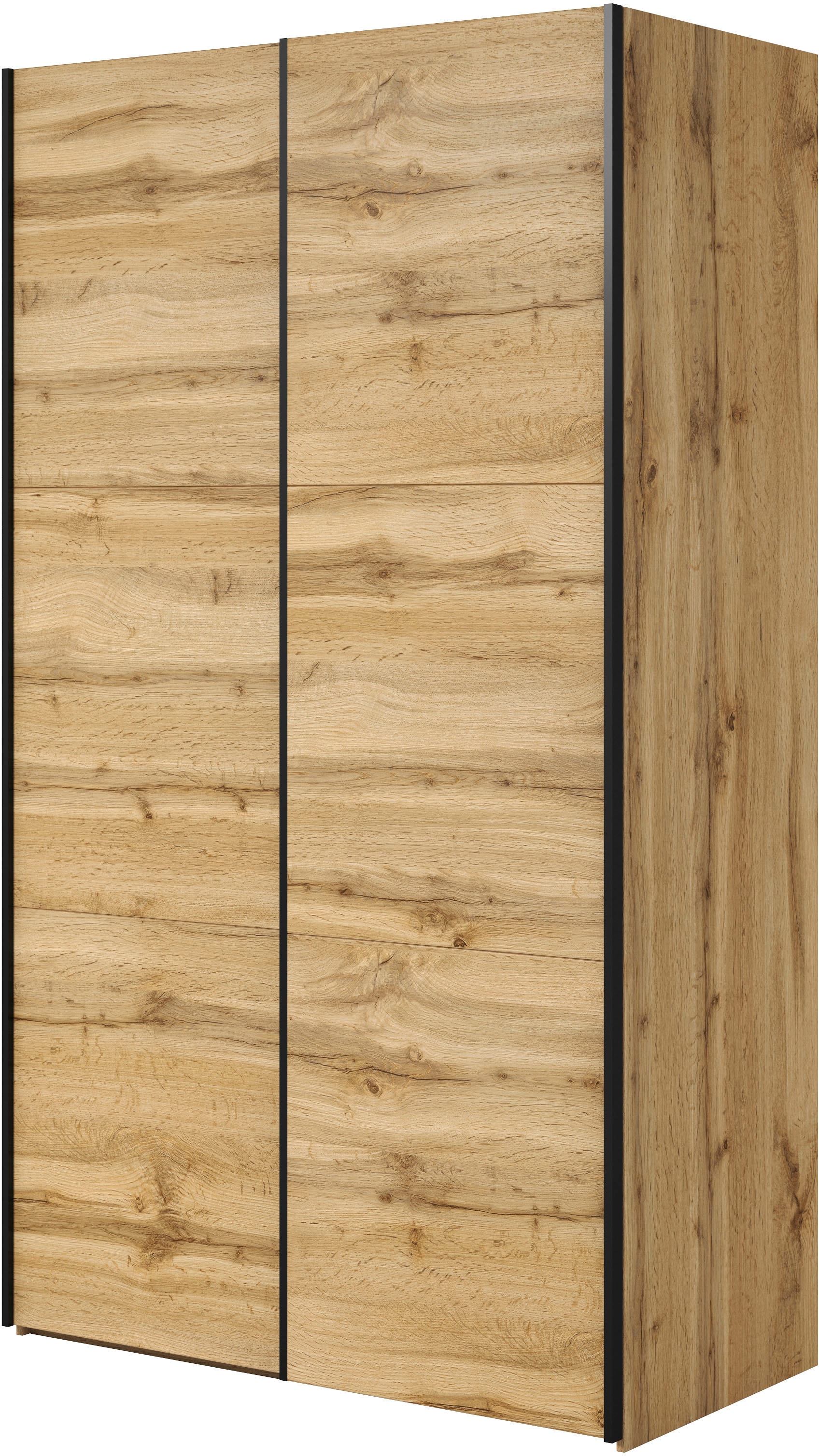 INOSIGN Kleiderschrank »Eastvale, 120x64x210cm, ideal für kleine Räume oder Nischen«, Schrank mit Schwebetüren, FSC-zertifiziert, Metallgriffe