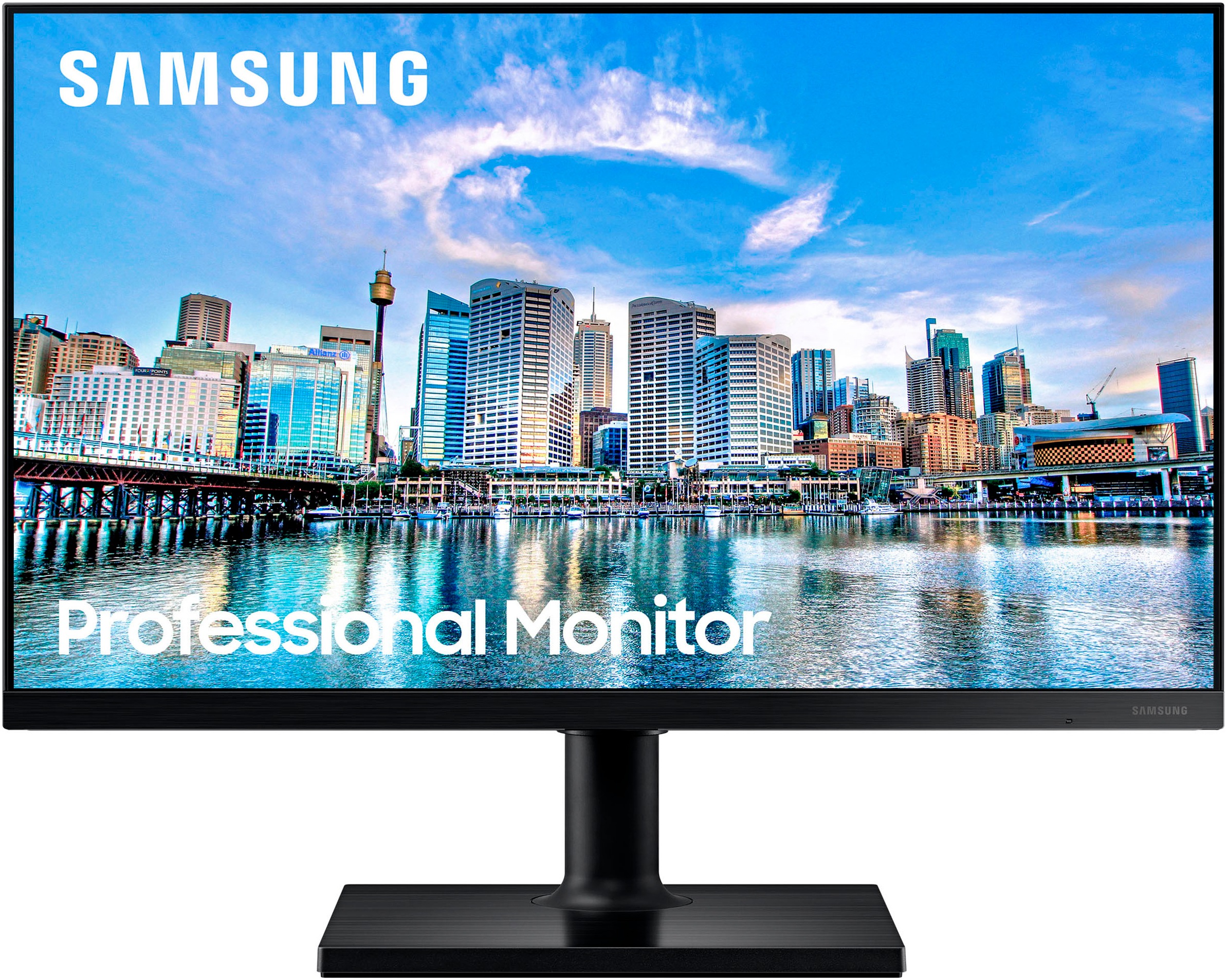 SAMSUNG LED-Monitor »F24T450FQR« 60 cm/24 ′′ 1920 x 1080 px Full HD 5 Reaktionszeit 75 Hz schwarz