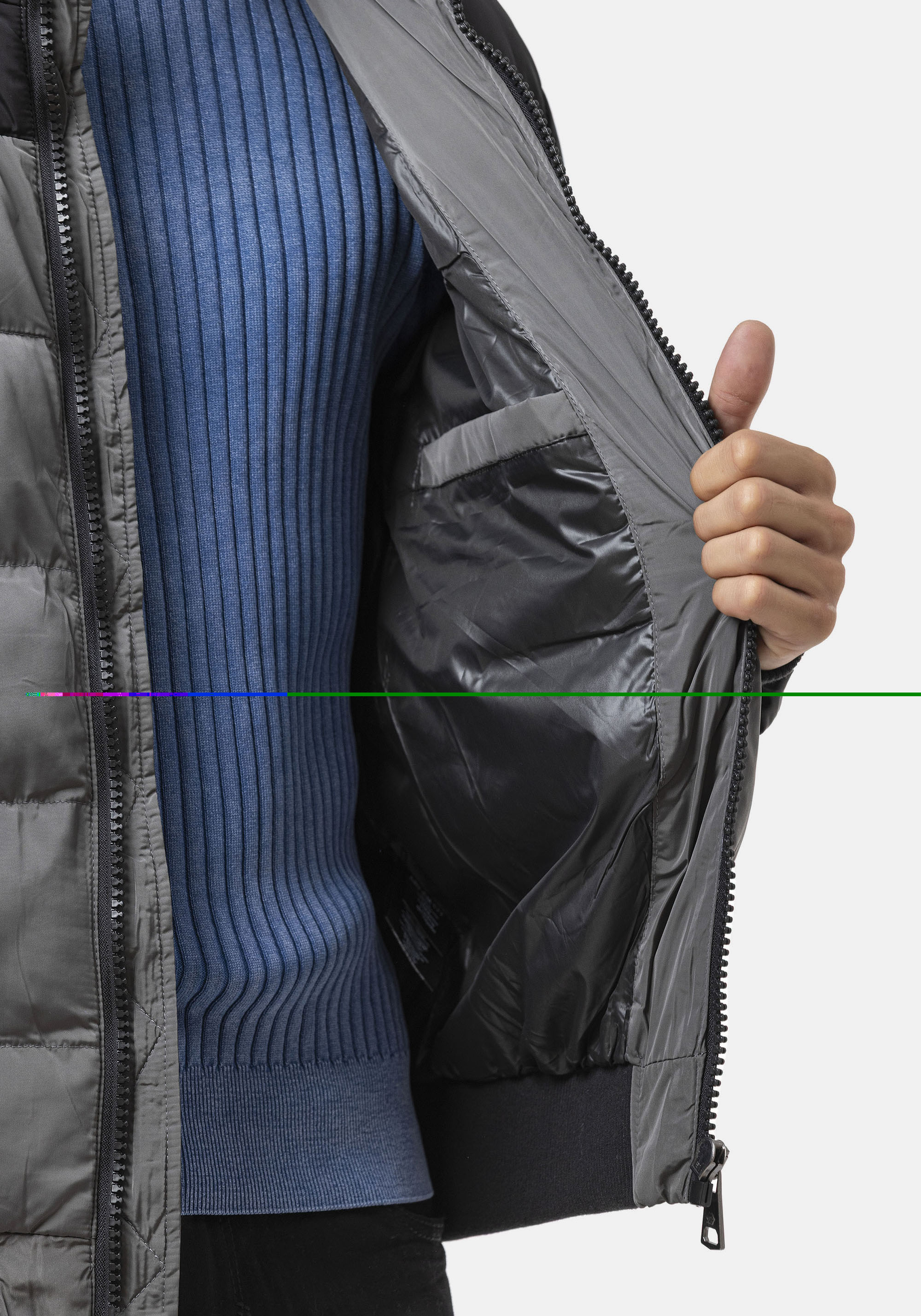 Cipo & Baxx Steppjacke mit Kapuze