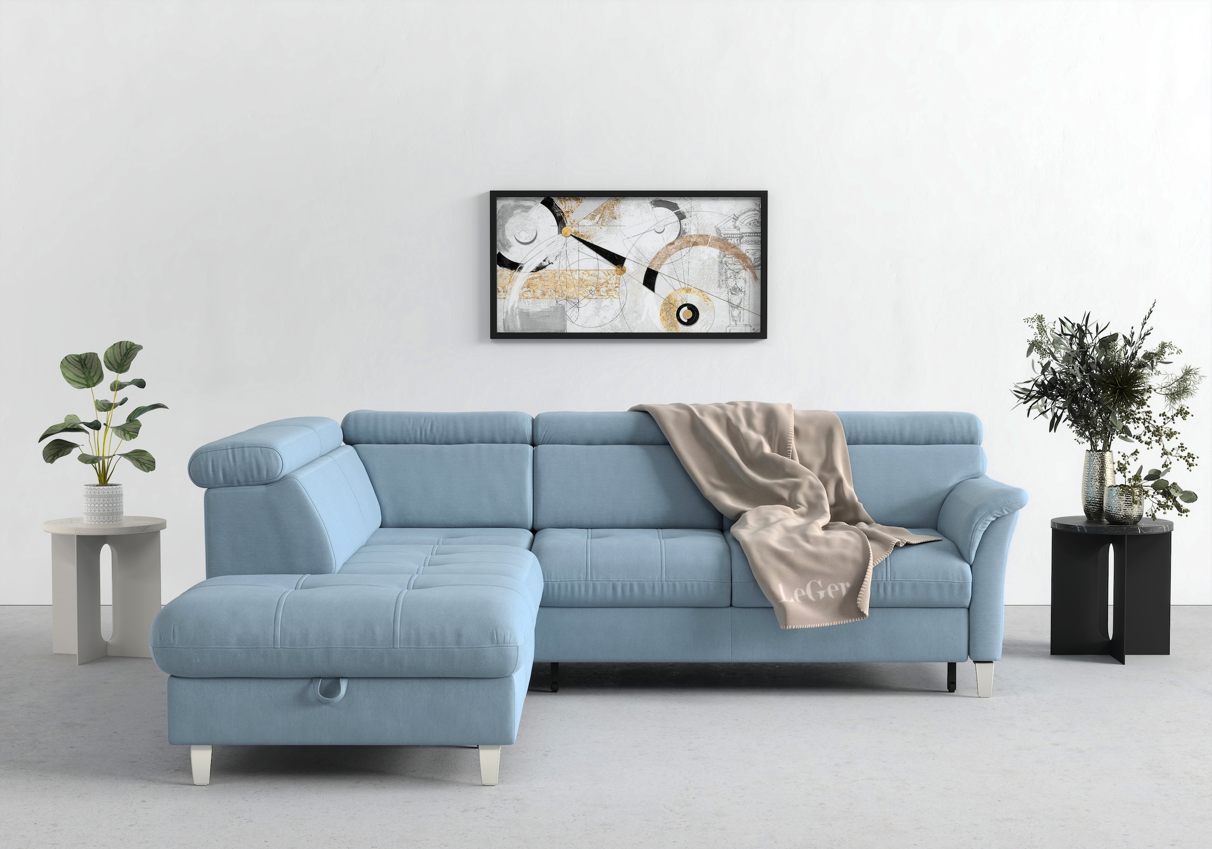 sit&more Ecksofa »Marano L-Form« inklusive Kopfteilverstellung, wahlweise m günstig online kaufen