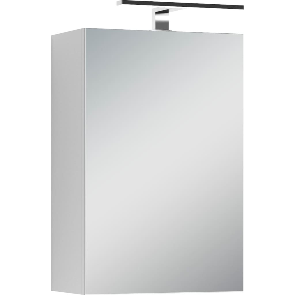 Homexperts Spiegelschrank »Salsa«, Breite 40 cm, mit LED-Beleuchtung & Schalter-/Steckdosenbox