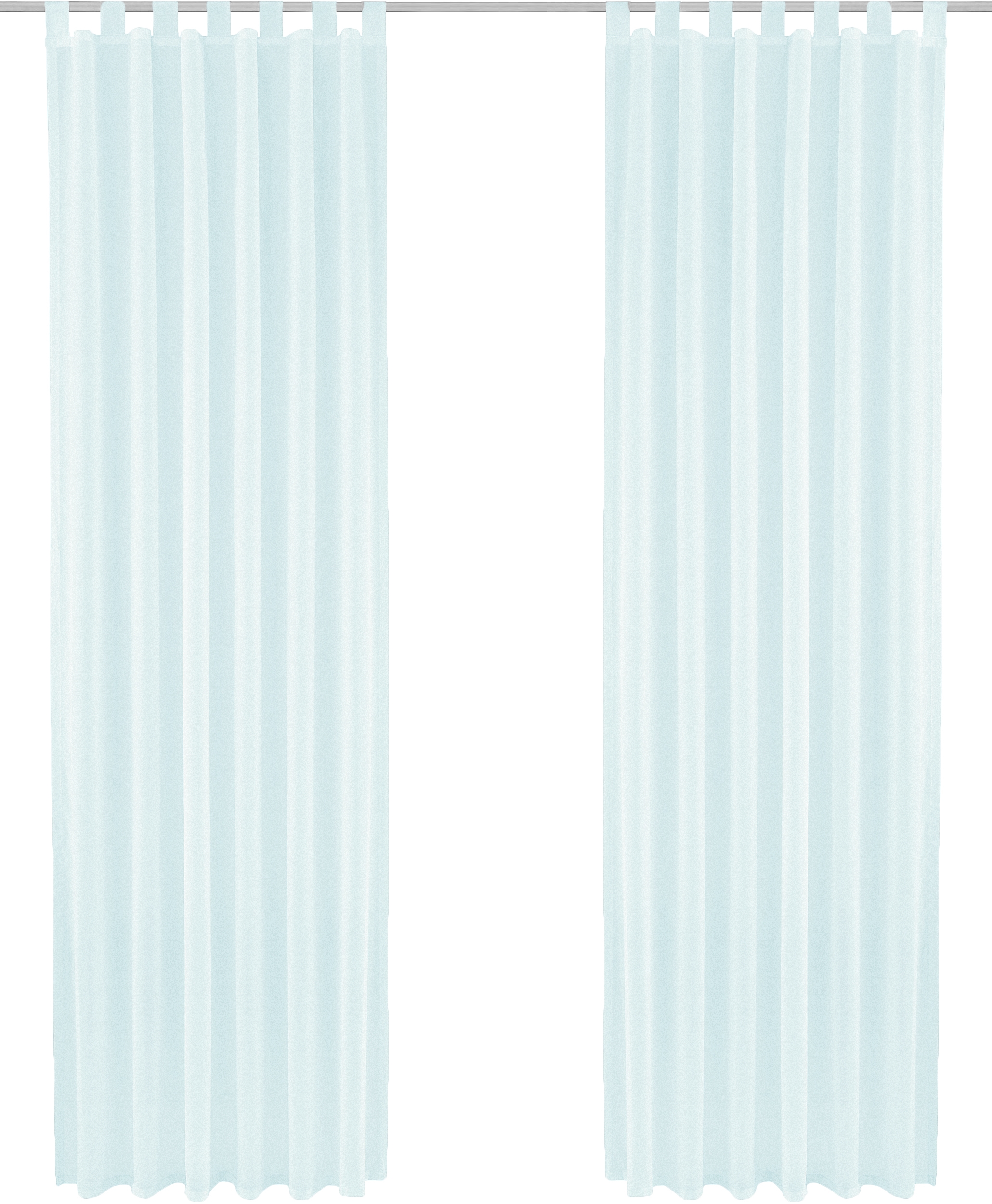 OTTO home Gardine »XANA« Schlaufen 1 Stk. tlg. Bestseller, einfarbig, 1 Schal, pflegeleicht, preiswert!