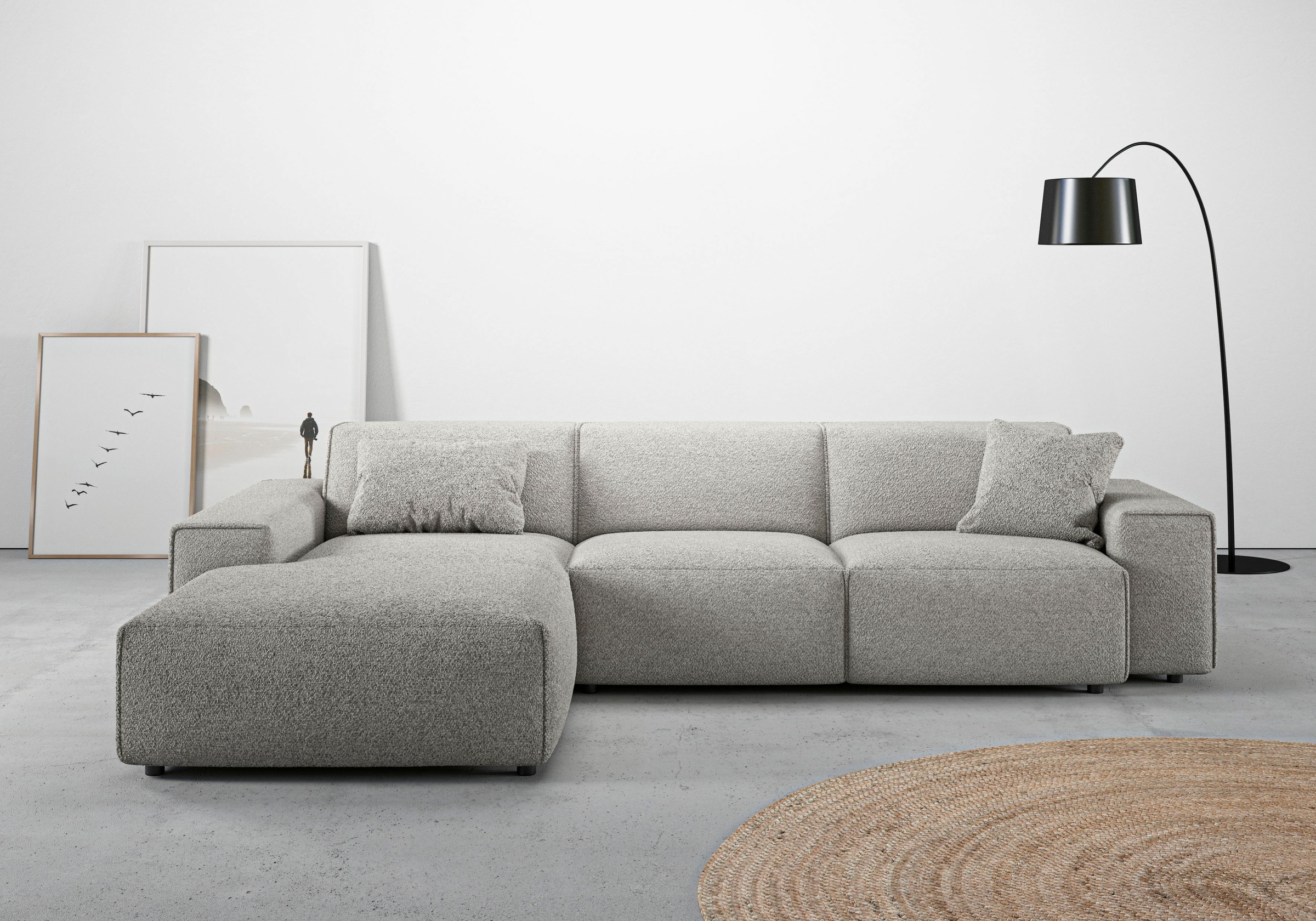 andas Ecksofa »Glimminge auch in Breitcord, Feincord, Bouclé + Easy care-Be günstig online kaufen