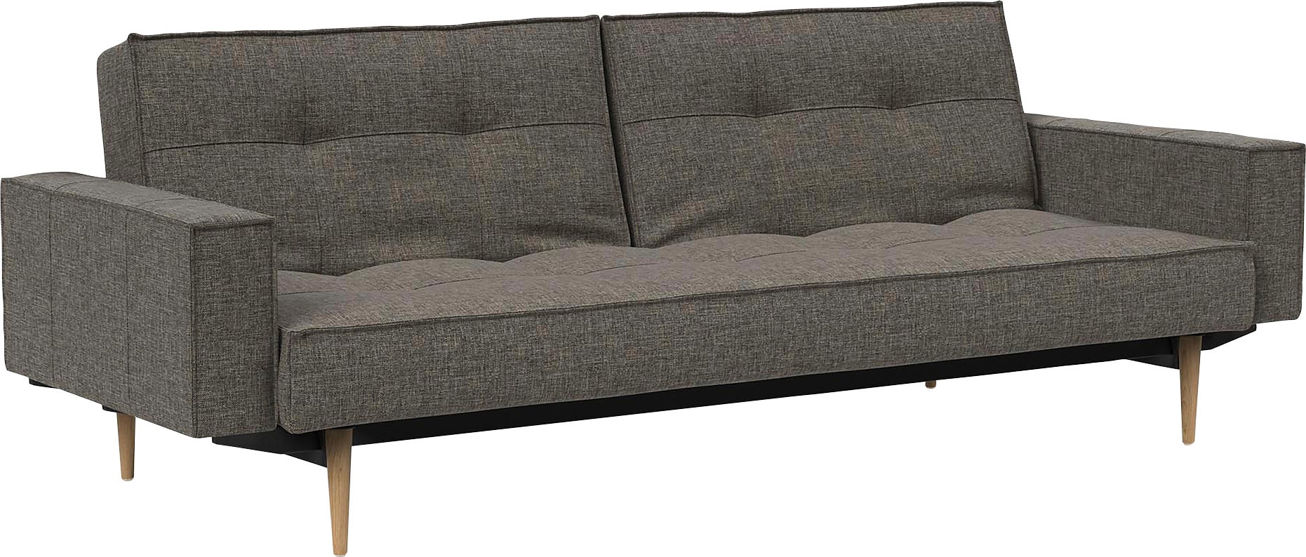 INNOVATION LIVING ™ Sofa »Splitback«, mit Armlehne und hellen Styletto Bein günstig online kaufen