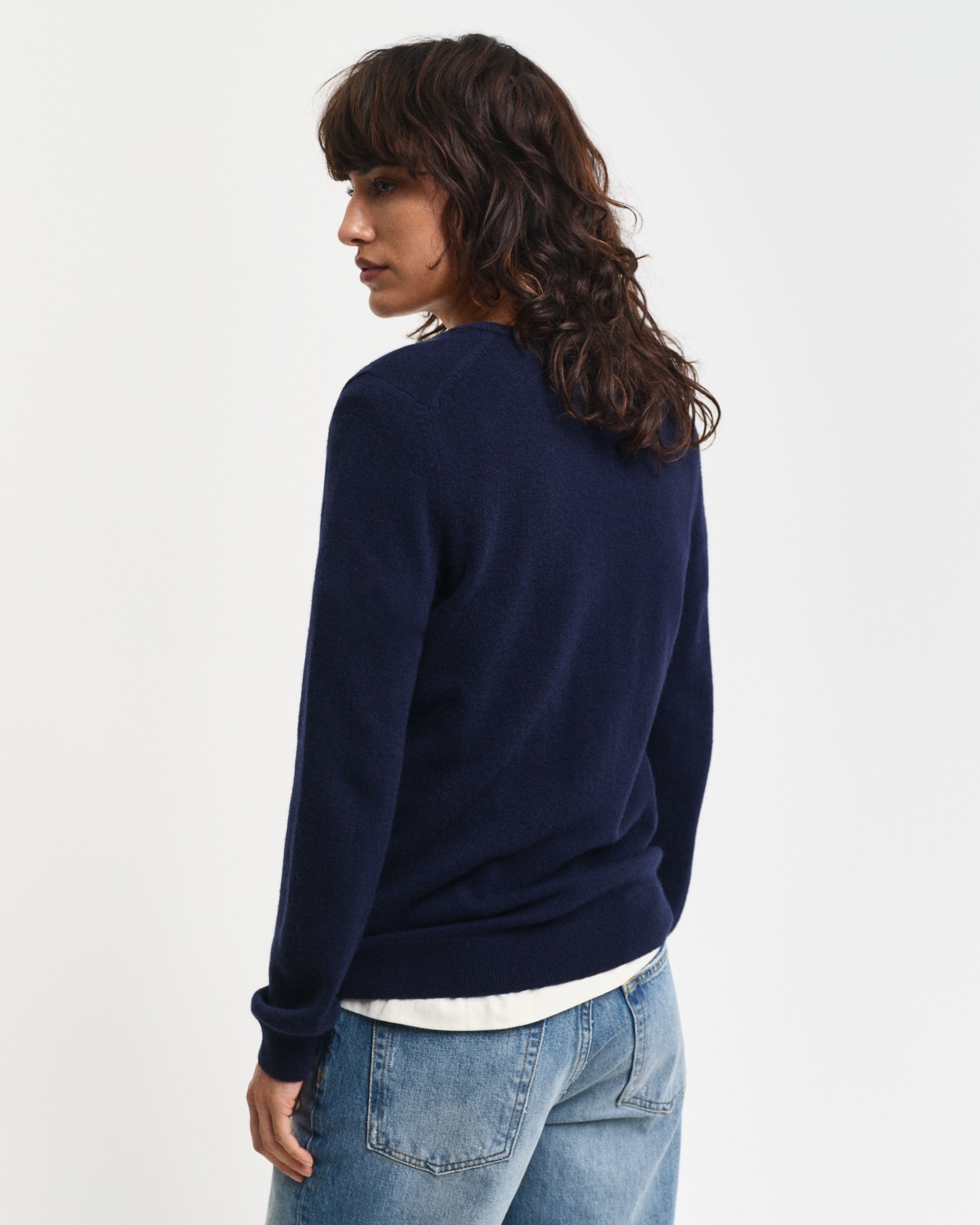 Gant V-Ausschnitt-Pullover »EXTRAFINE LAMBSWOOL V-NECK«