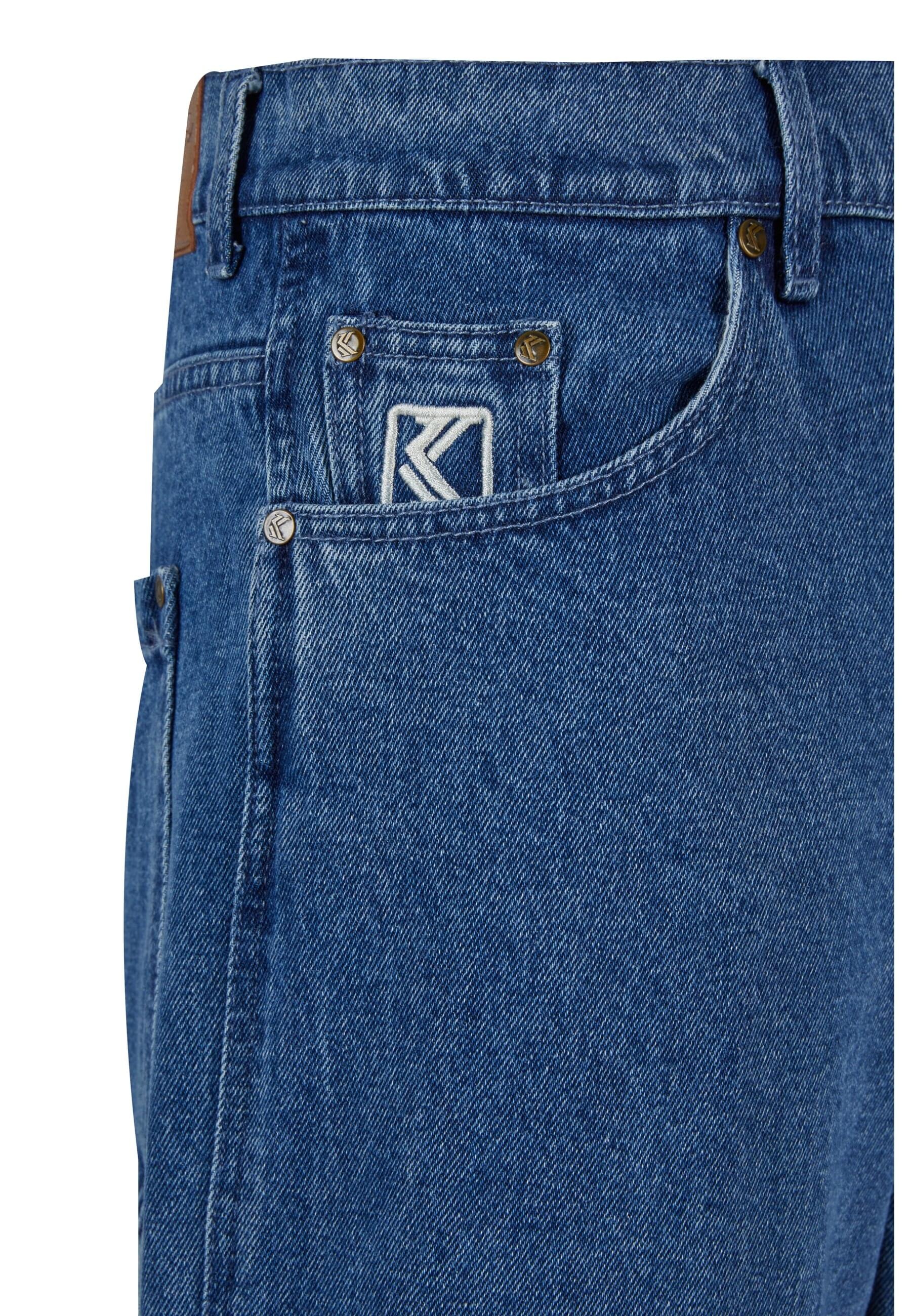 Karl Kani Bequeme Jeans »Karl Kani Karl Kani OG Washed Denim Carpenter Pants«