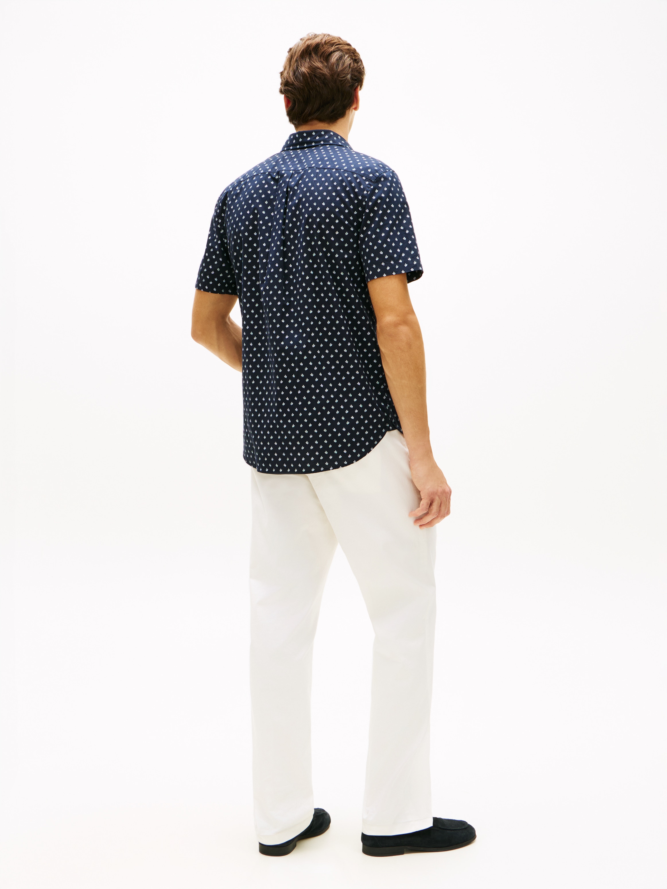 Tommy Hilfiger Kurzarmhemd »FLEX POPLIN PRINT Regular Fit«
