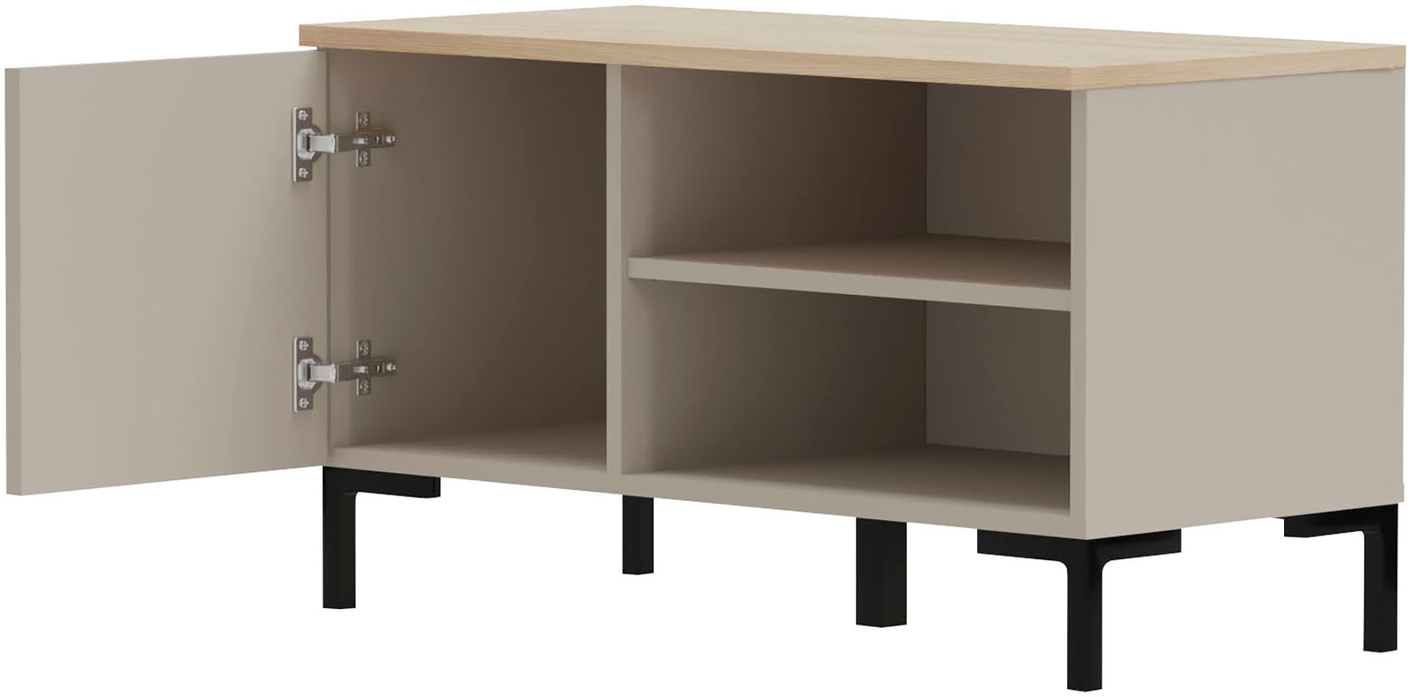 Home affaire Sitzbank »Luminara«, (1 St.), Schuhbank mit Platz für bis zu 3 Schuhpaare - (B/T/H) 85/41/49 cm