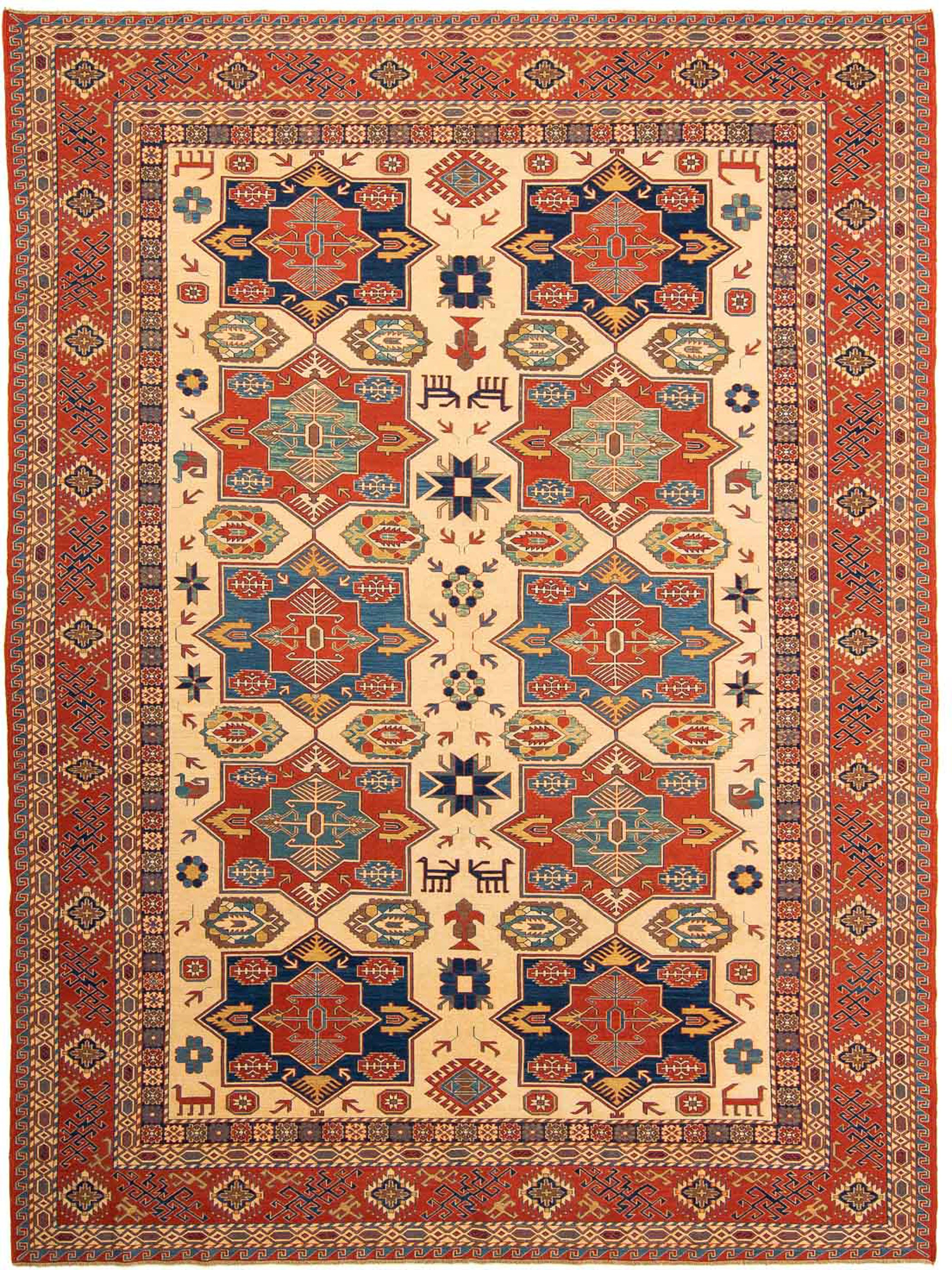 morgenland Wollteppich »Kelim - Oriental - 380 x 273 cm - rost«, rechteckig günstig online kaufen