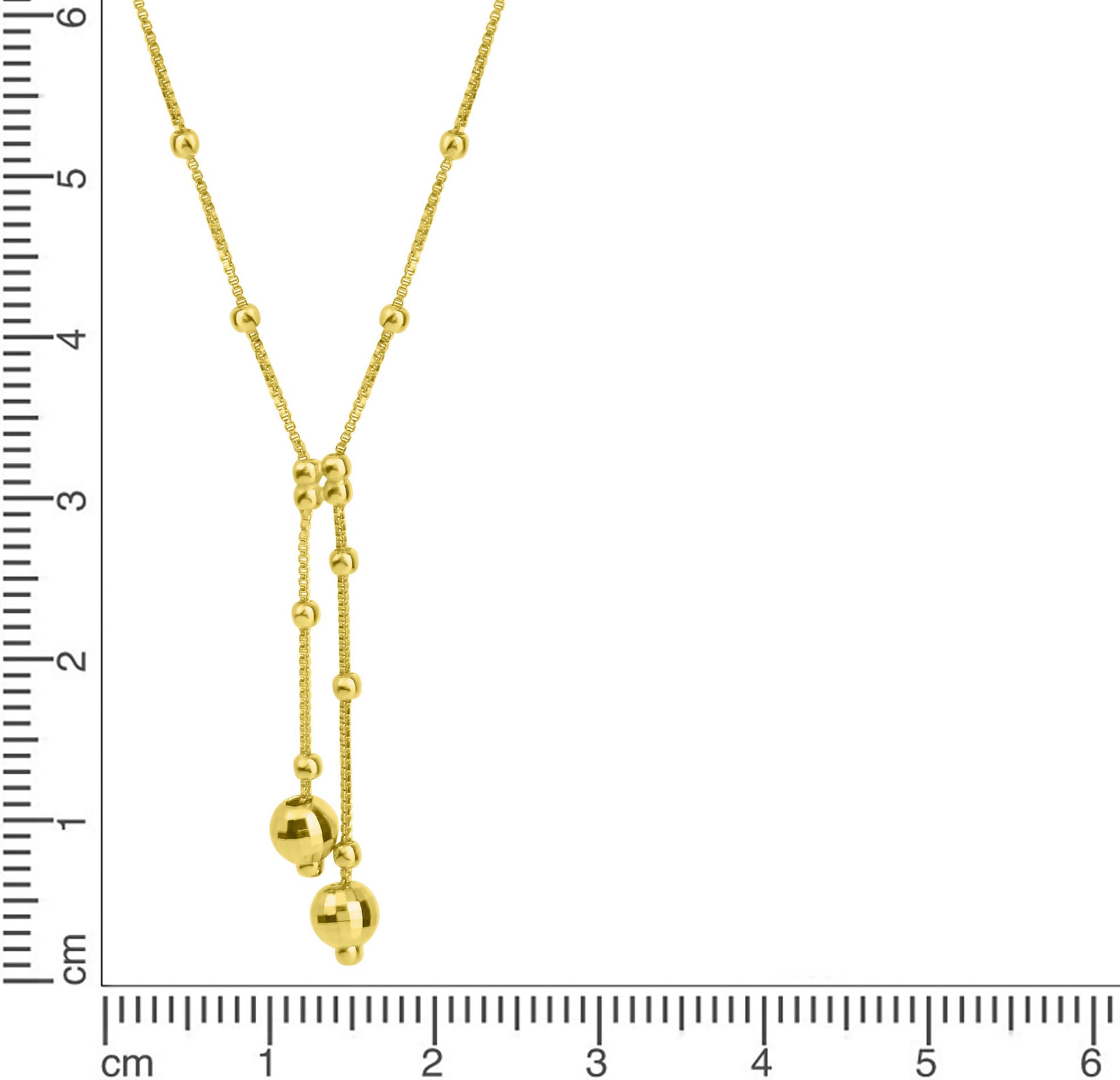 Firetti Kette mit Anhänger »Schmuck Geschenk Silber 925 Halsschmuck Halskette Y-Kette mit Kugeln«