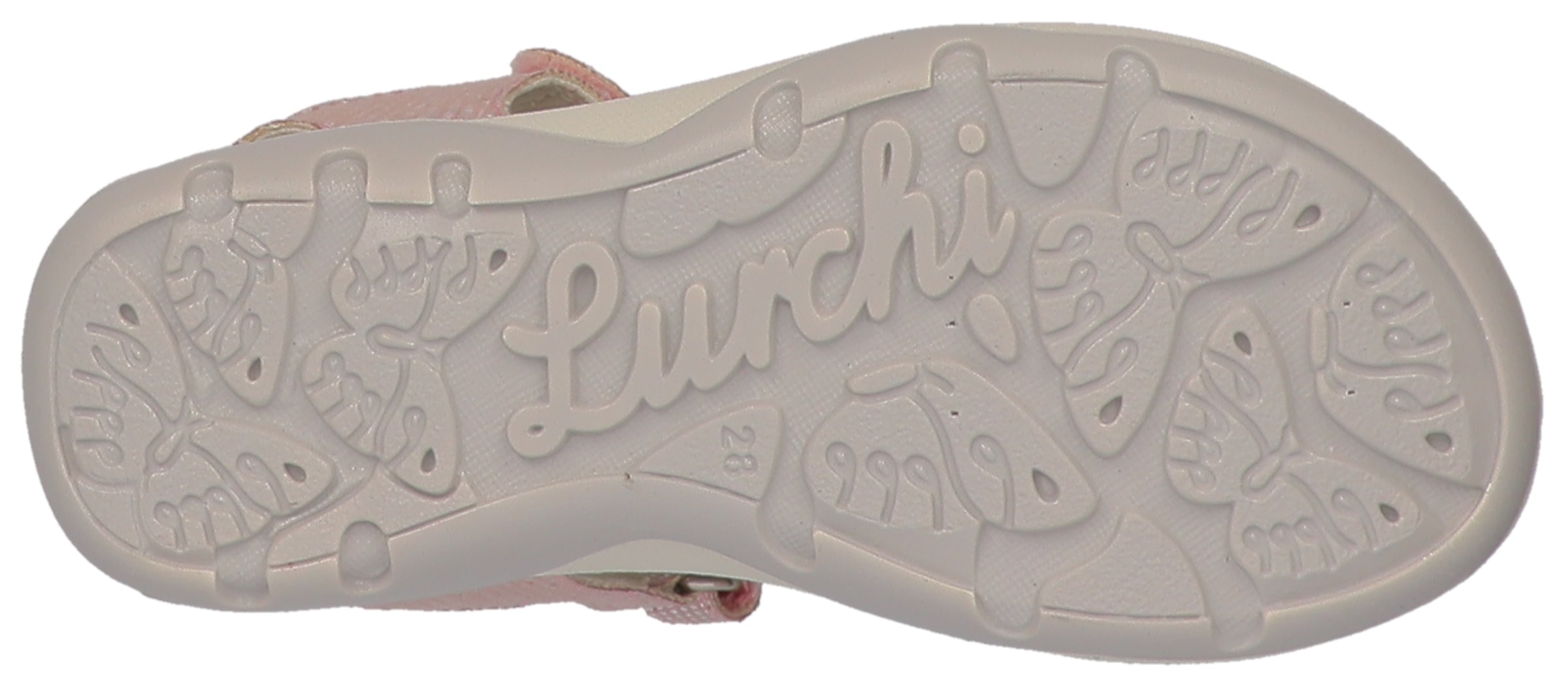 Lurchi Sandale »Flora«, Sandalette mit Klettverschlüssen, Größenschablone zum Download