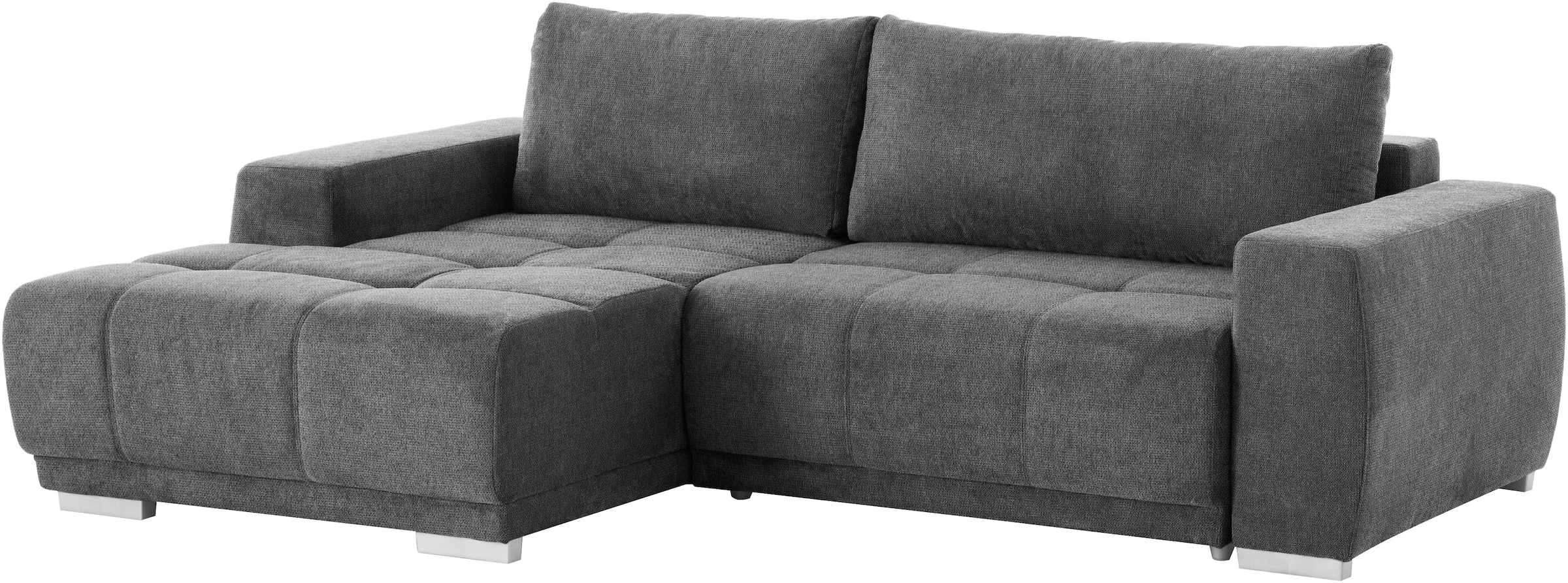 INOSIGN Ecksofa »Bolero L-Form«, wahlweise mit Bettfunktion & Bettkasten