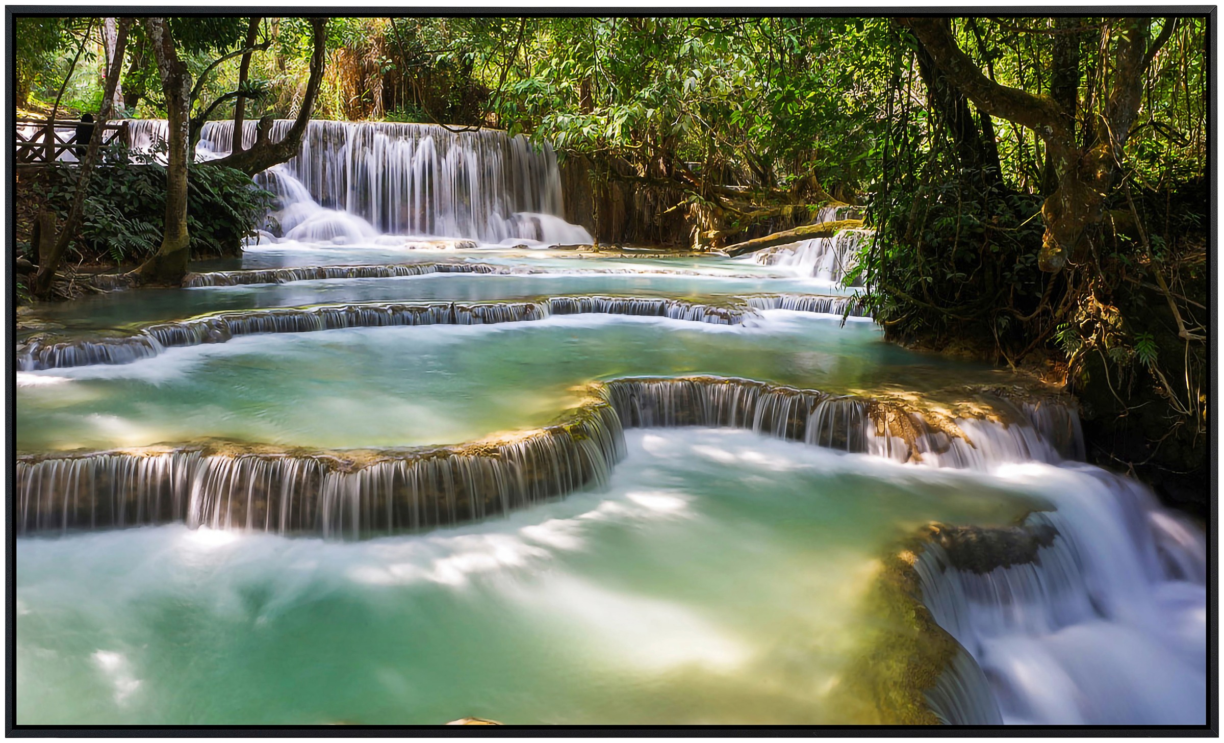 Papermoon Infrarotheizung »Waldwasserfall Laos«, sehr angenehme Strahlungsw günstig online kaufen