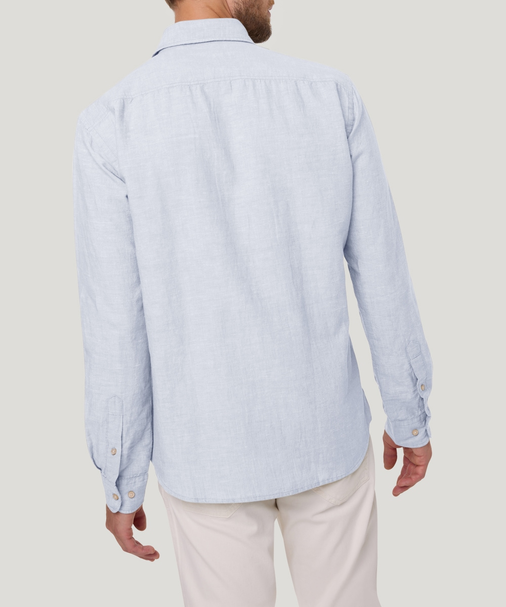 Pierre Cardin Langarmhemd »TW 106«, mit Leinenstruktur
