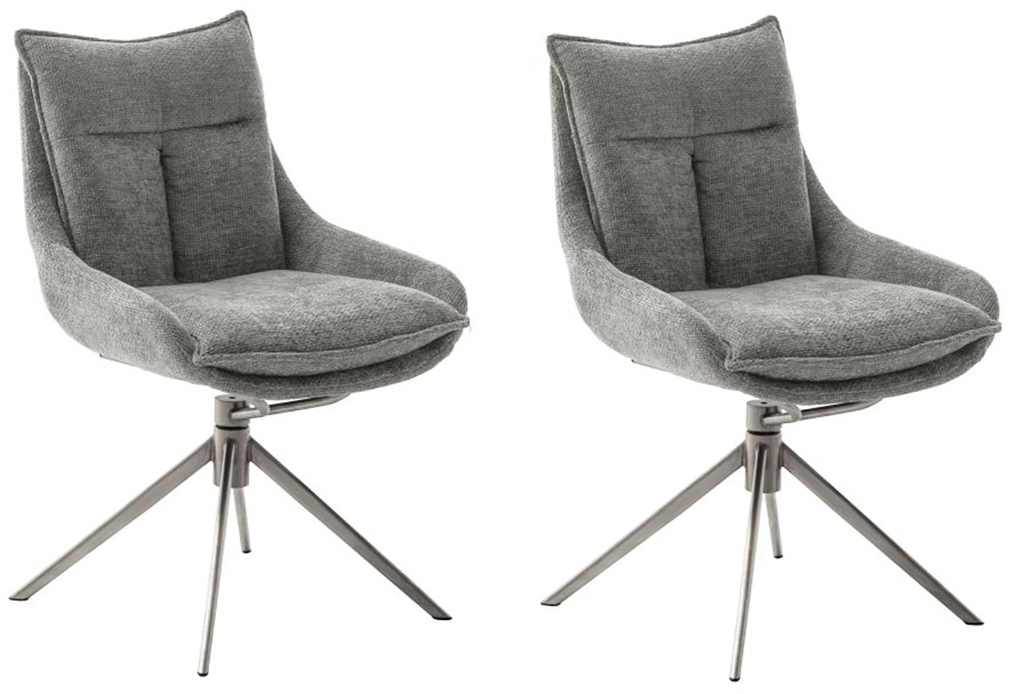 MCA furniture Esszimmerstuhl, Strukturstoff, (2er-Set), drehbar 360°, Dreh- günstig online kaufen